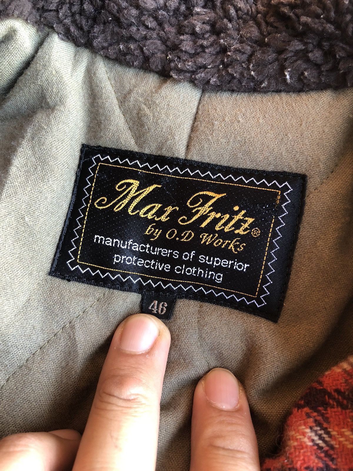 Japanese Brand Vintage Max Fritz Wool + Leather Double Collar Jacket Size US M / EU 48-50 / 2 - 19 Thumbnail
