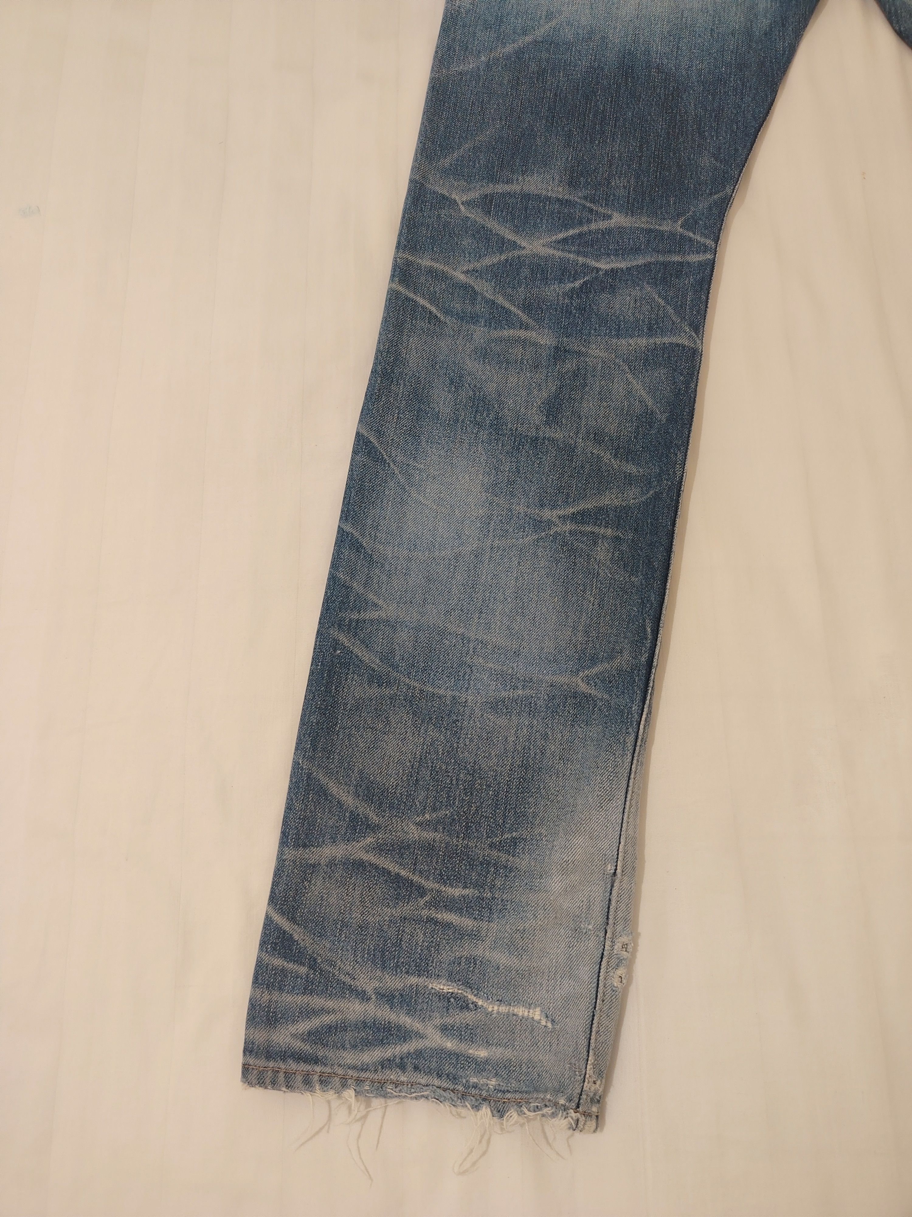 Hysteric Glamour Thrashed Distressed Hysteric Glamour Studded Selvedge Jeans Size US 30 / EU 46 - 25 Thumbnail
