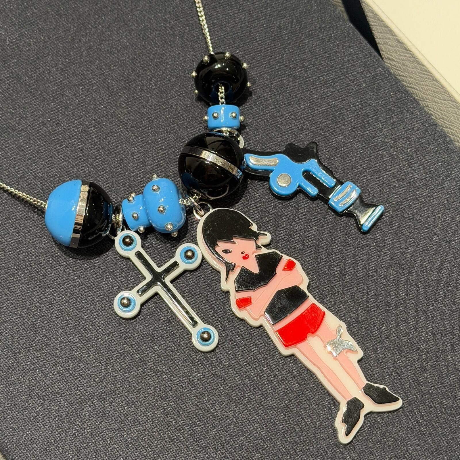 Prada Prada SS18 Pop Comic Necklace Size ONE SIZE - 2 Thumbnail