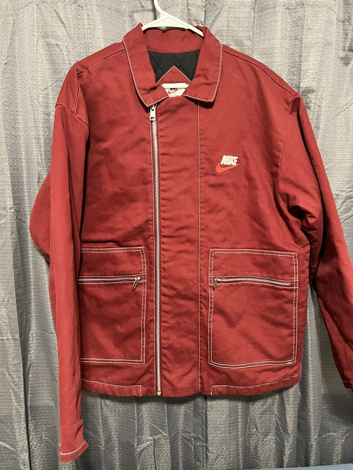 Nike Supreme Double Zip Quilted Work Jacket | Grailed