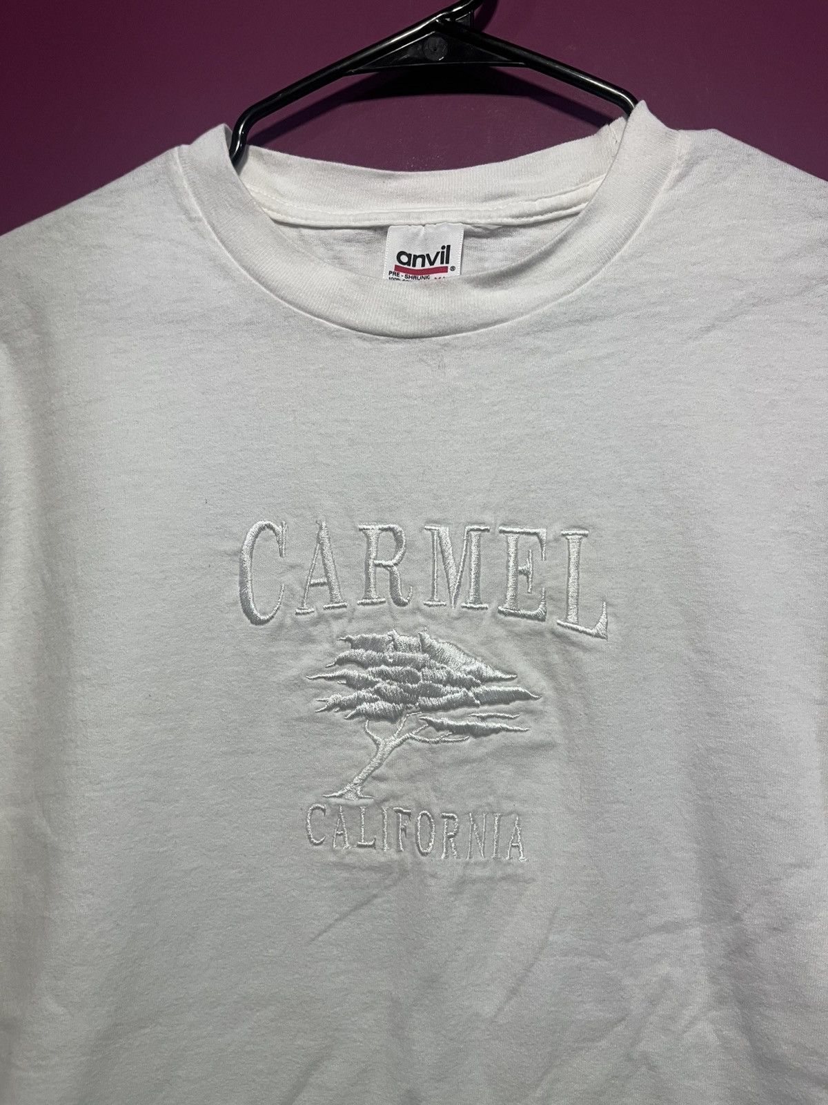 Anvil Carmel California embroidery tee Size US XL / EU 56 / 4 - 2 Thumbnail
