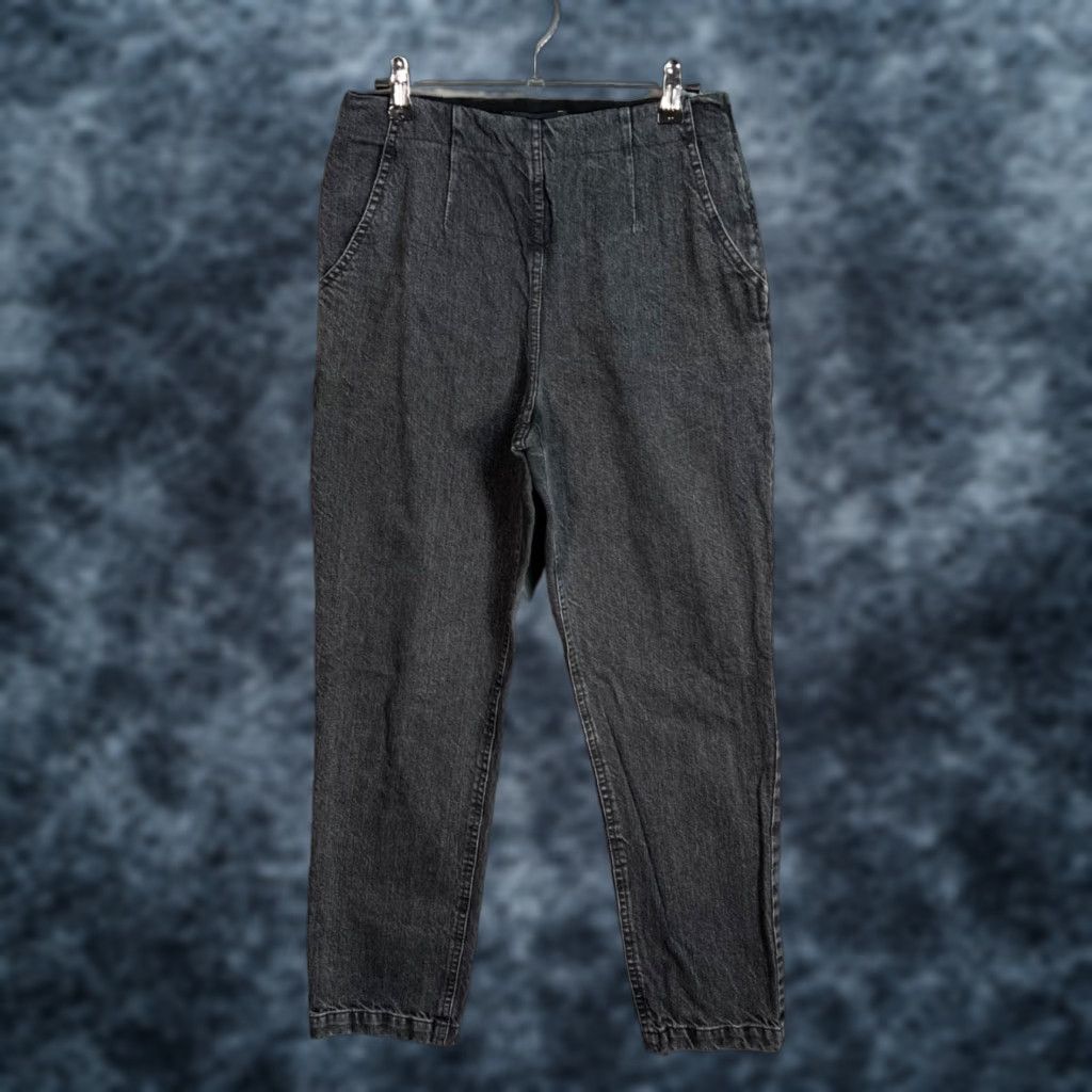 Rachel Comey VINTAGE Rachel Comey Jeans Tapered High Waist Black Denim 28 Adult Women 28" Inseam 27" NYC Made in USA Black Womens Jeans Size 28" / US 6 / IT 42 - 1 Thumbnail