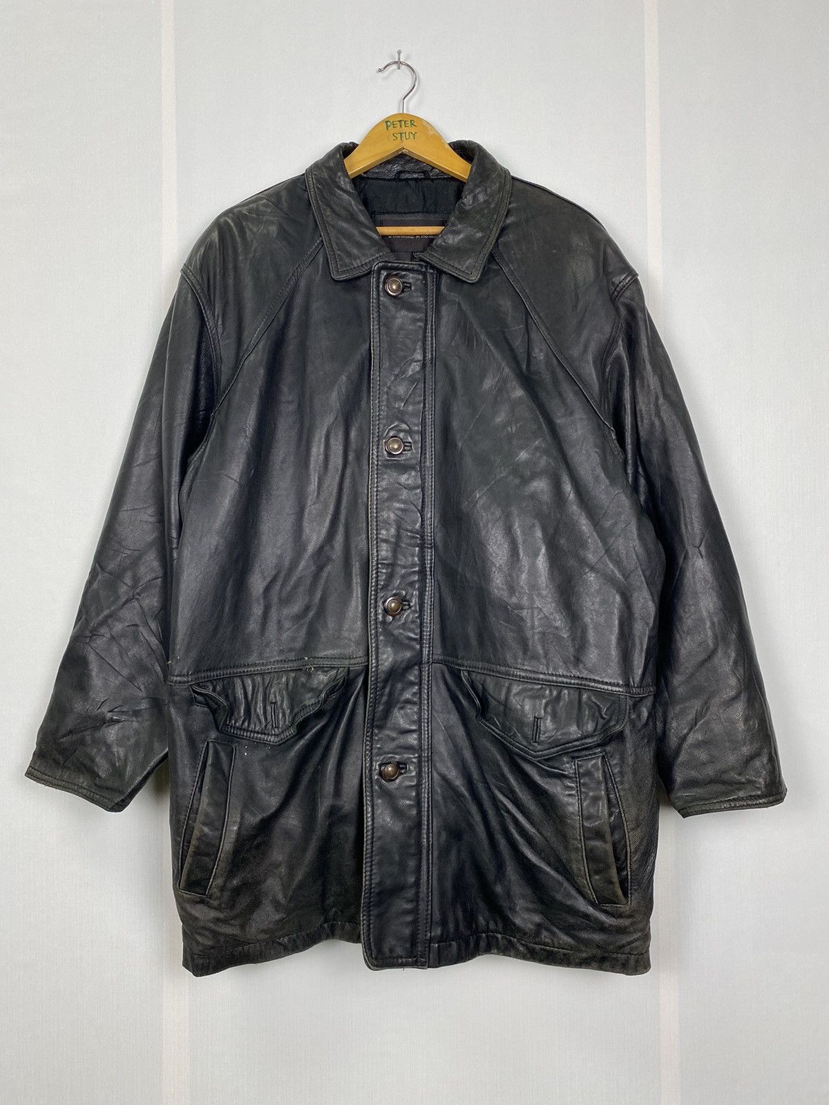 Leather D’Homme A Homme Leather Jacket Size US L / EU 52-54 / 3 - 1 Thumbnail