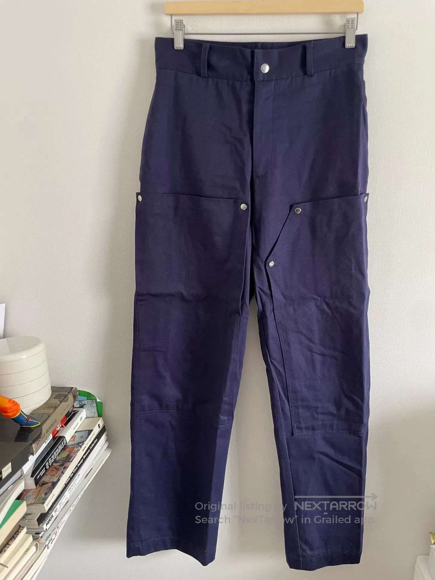 SPENCER BADU Spencer Badu Dark Blue Cargo Pants. Size US 32 / EU 48 - 1 Thumbnail