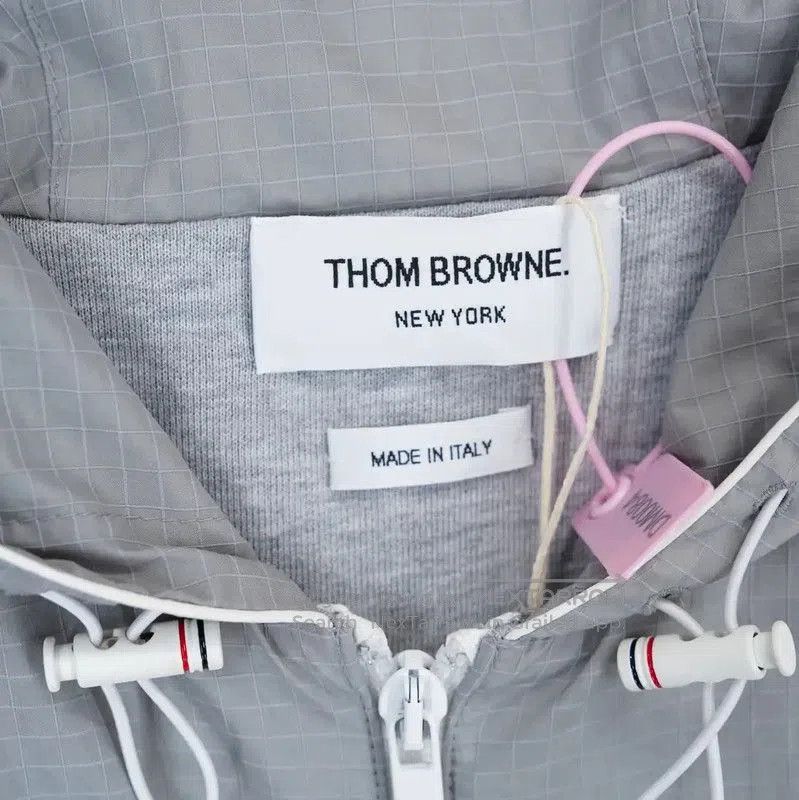 Thom Browne Thom Browne Men's Sleeveless Grey Logo Vest . Size US L / EU 52-54 / 3 - 3 Thumbnail
