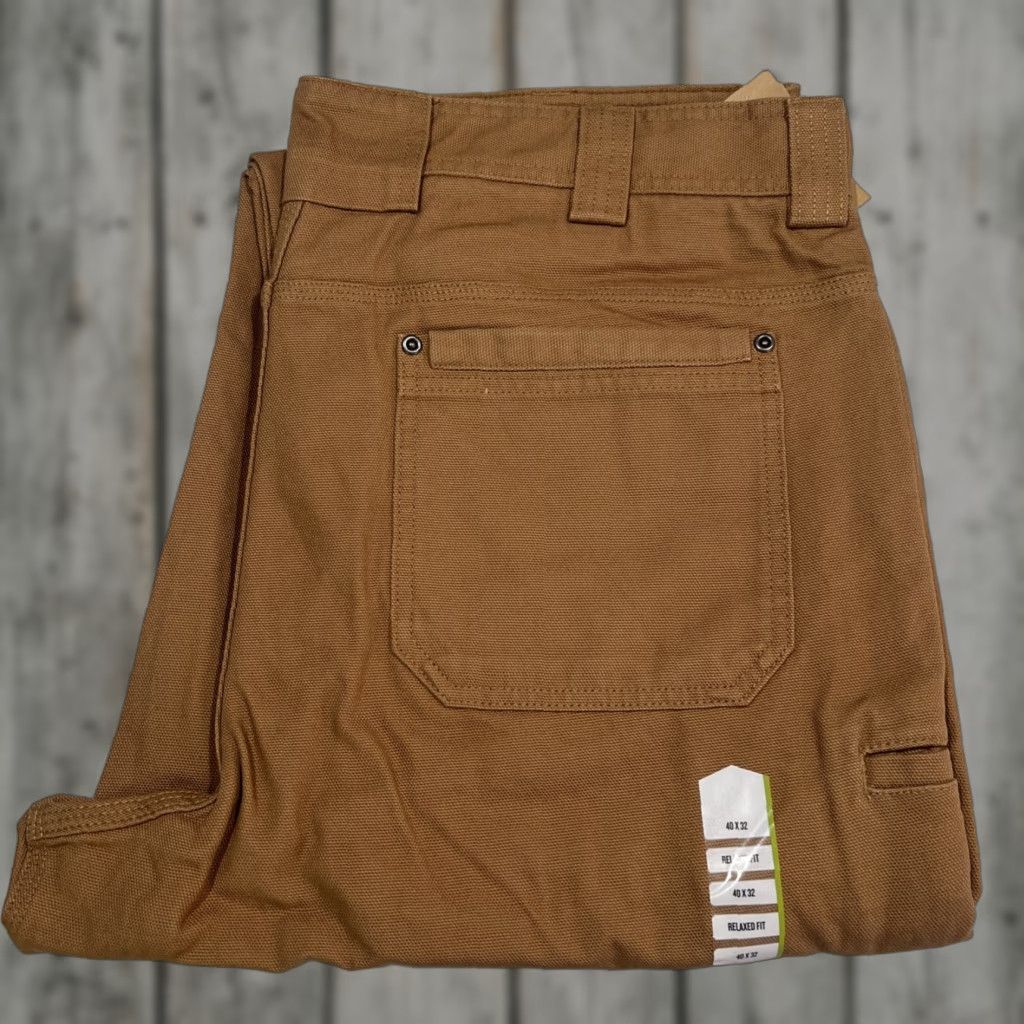Vintage DULUTH FIRE HOSE PANTS Men 40x32 Relaxed Fit Brown 5-Pocket Style 58412 NWT Canvas Carpenter Jeans Trousers Mens Regular Size US 40 / EU 56 - 1 Thumbnail