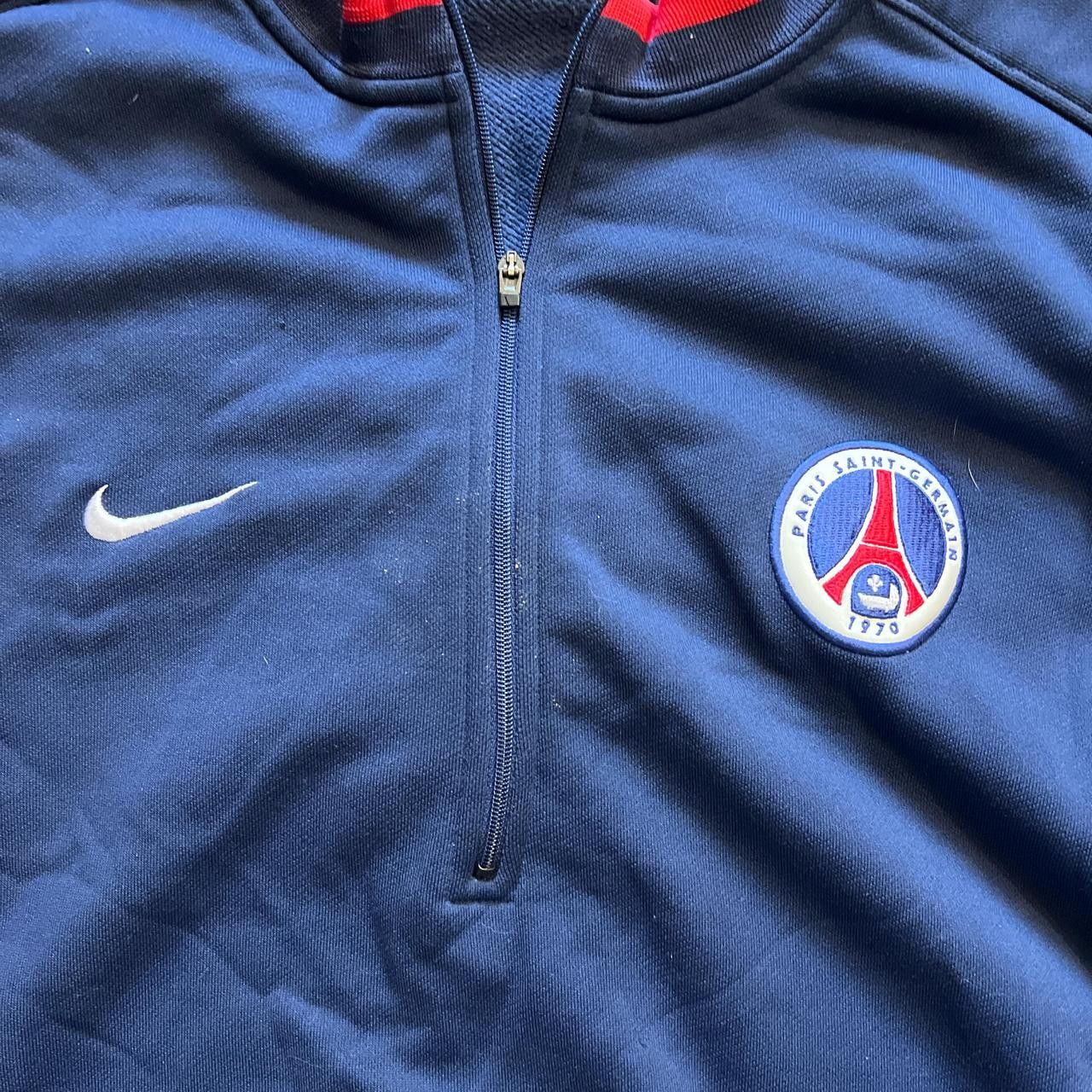 Nike Vintage Nike PSG quarter zip sweatshirt Size US XL / EU 56 / 4 - 2 Thumbnail