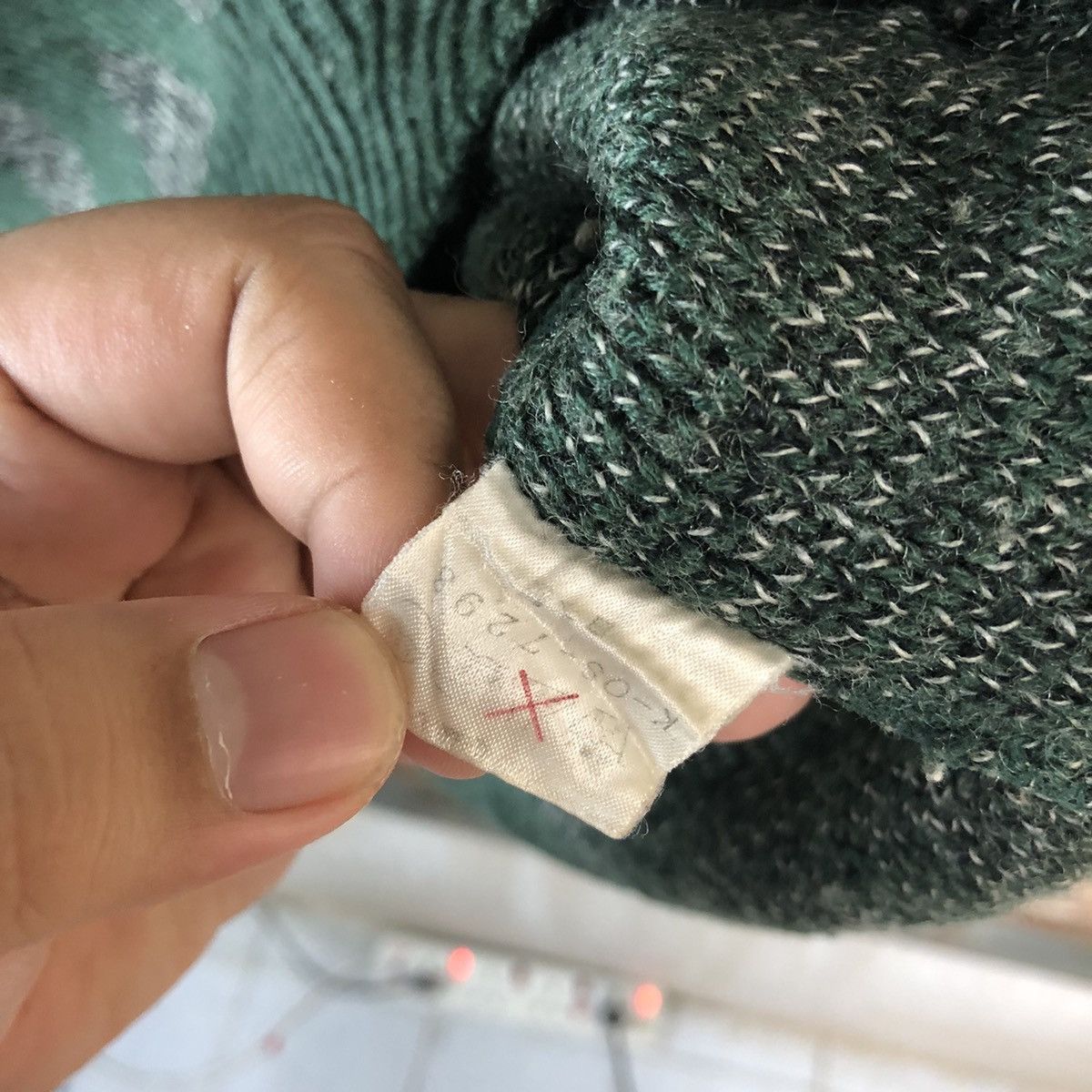 Homespun Knitwear Villa St made in japan vintage Green Knitwear #A2041 Size US XL / EU 56 / 4 - 11 Thumbnail