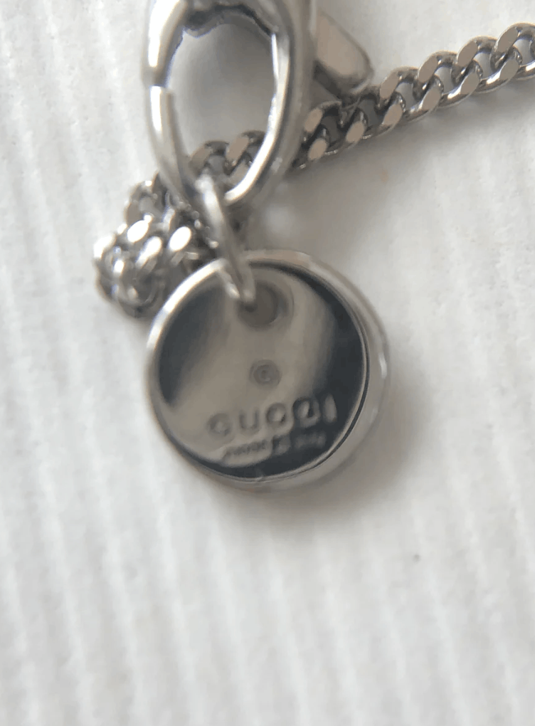 Gucci Gucci Interlocking GG Strawberry Necklace in Sterling Silver Size ONE SIZE - 8 Thumbnail