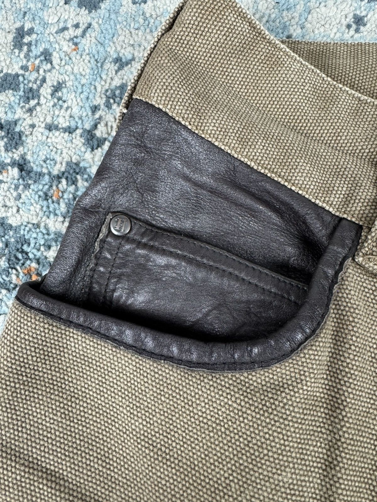 Other Härkila heavy duty hunter pants canvas with leather outdoor Size US 34 / EU 50 - 12 Thumbnail