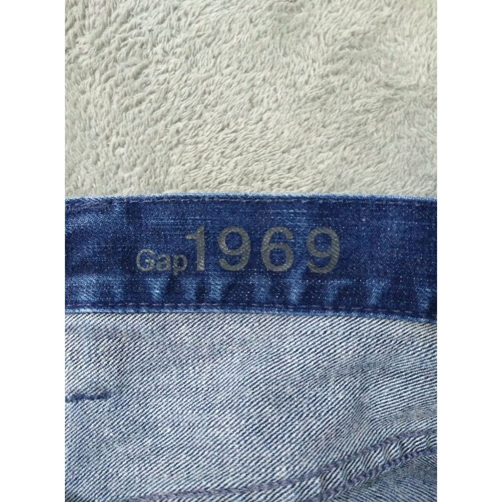 Gap Gap 1969 Jeans Mens Wide Leg Loose Fit 36x30 Dark Wash Blue Denim Size US 36 / EU 52 - 7 Thumbnail