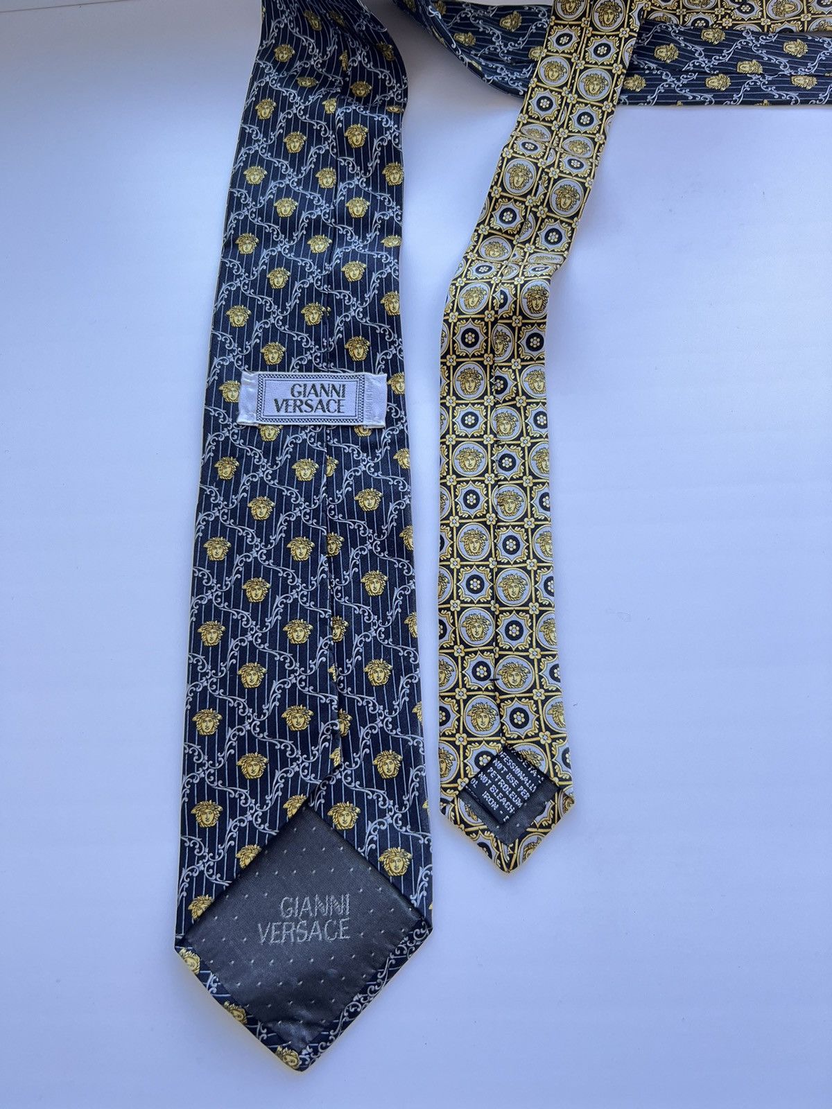 Versace Gianni Versace 90’s Medusa Silk Tie Size ONE SIZE - 6 Thumbnail