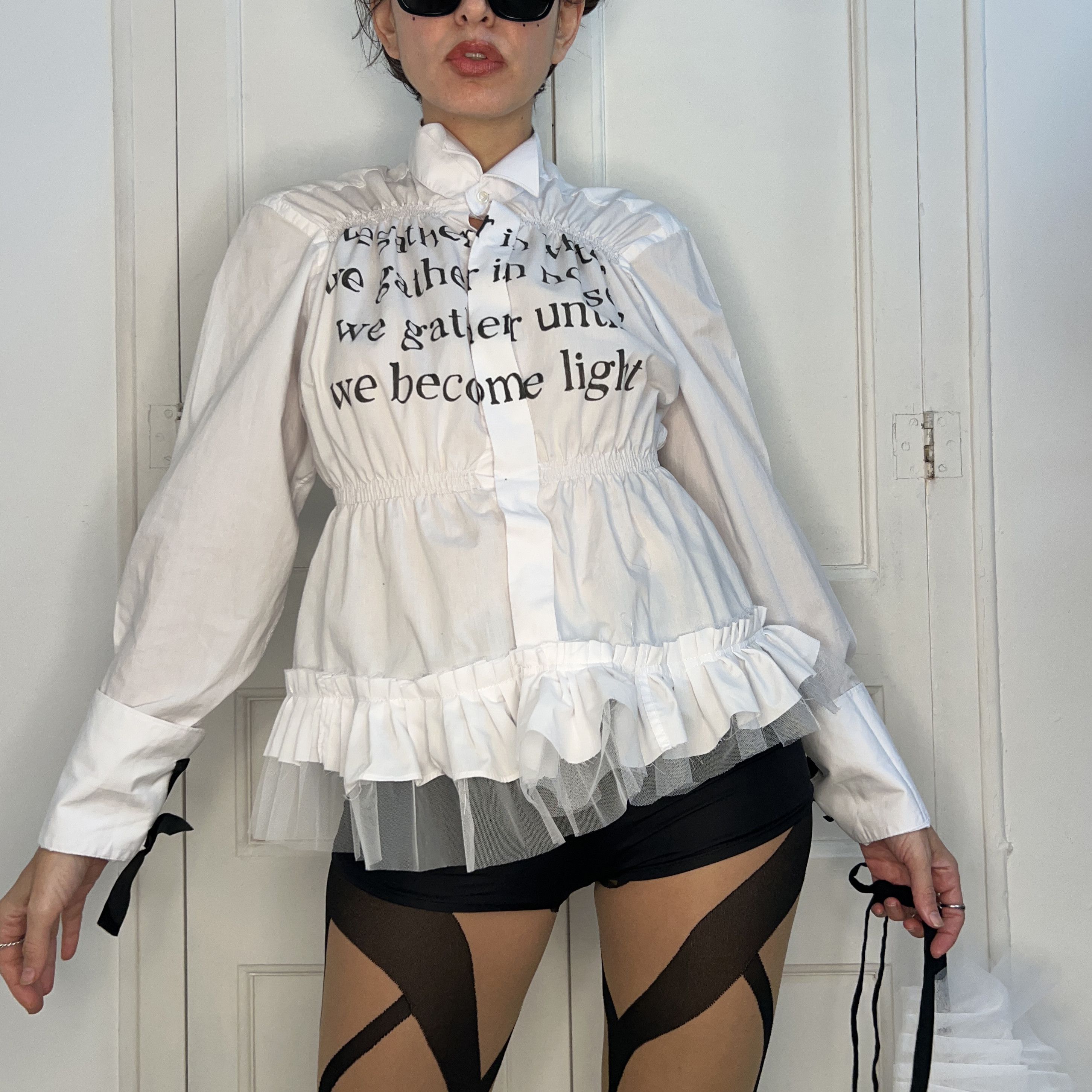 Custommade Reworked Poetry Shirt Size S / US 4 / IT 40 - 8 Thumbnail