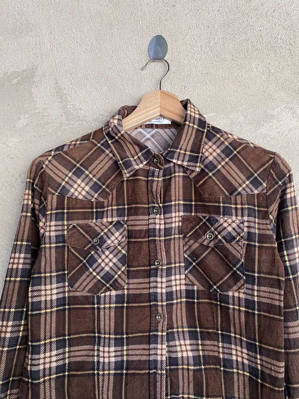 Flannel × Japanese Brand Japanese Brand J Honey Plaid Tartan Flannel Shirt Size XS / US 0-2 / IT 36-38 - 3 Thumbnail