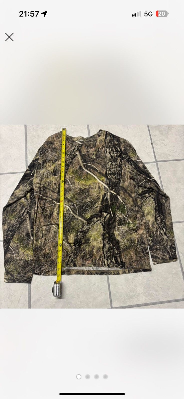 Mossy Oaks Mens Mossy Oak L camo long sleeve Size US L / EU 52-54 / 3 - 1 Thumbnail