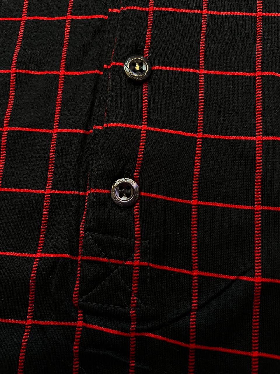 Japanese Brand × Vintage × Vivienne Westwood Rare Vintage Vivienne Westwood check polo shirt t orb logo Size US L / EU 52-54 / 3 - 4 Thumbnail
