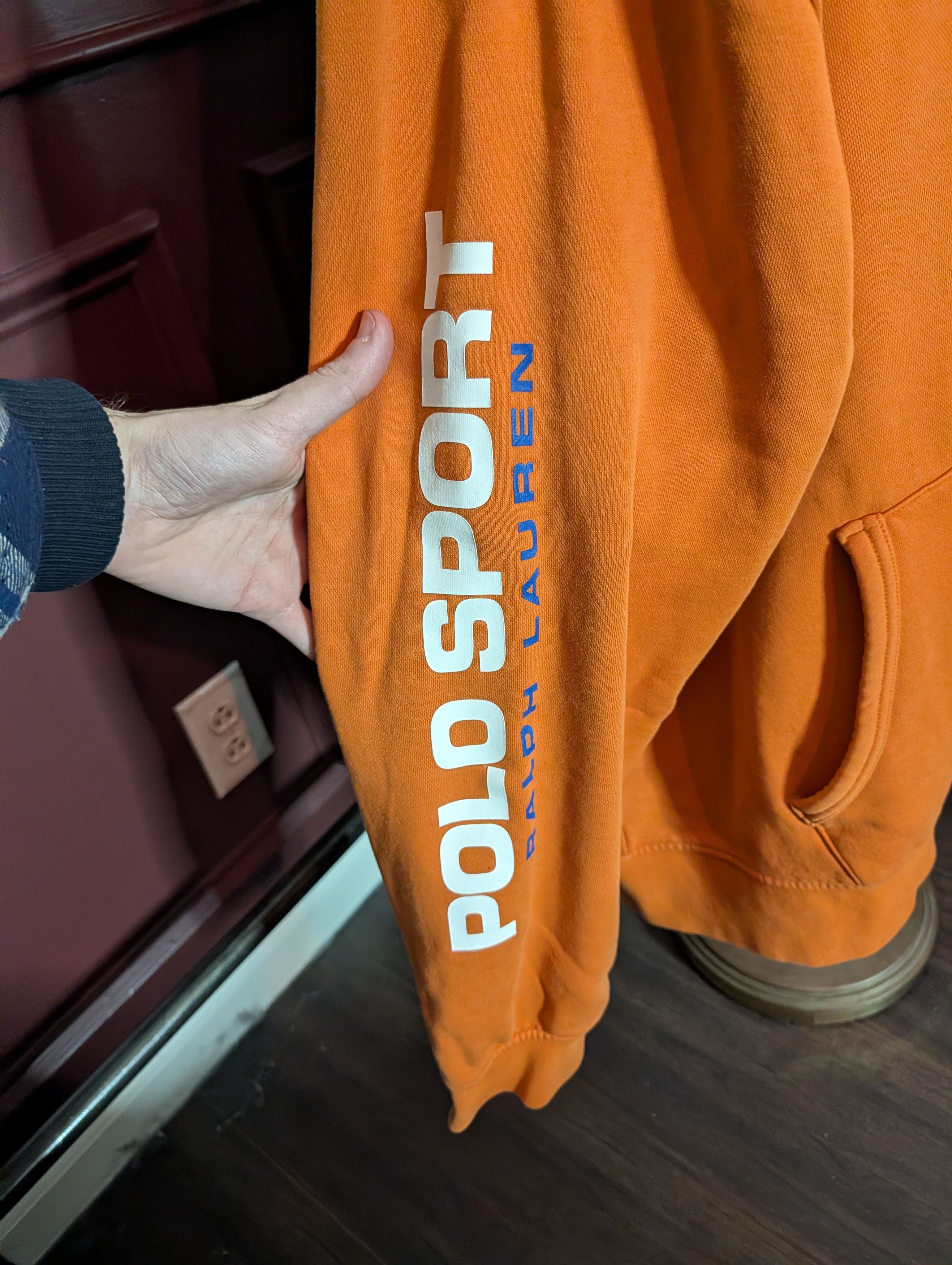 Polo Ralph Lauren POLO SPORT iconic orange logo embroidered hoodie Size US XXL / EU 58 / 5 - 4 Thumbnail
