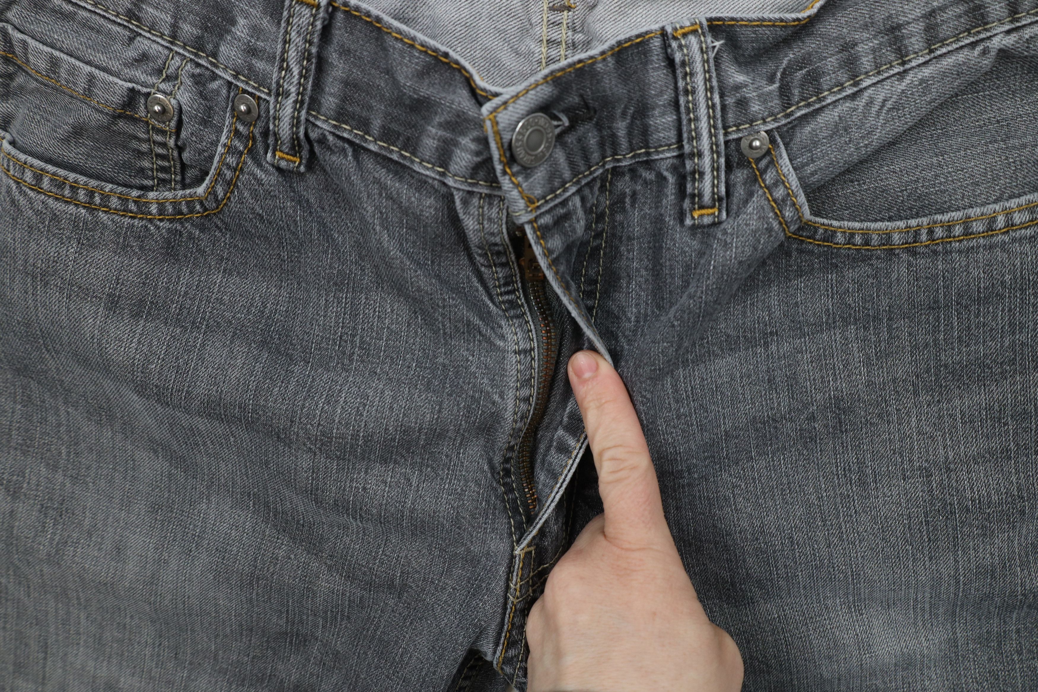 Levi's × Vintage Vintage Y2K Levis 514 Straight Leg Denim Jeans Gray Cotton Size US 36 / EU 52 - 6 Thumbnail