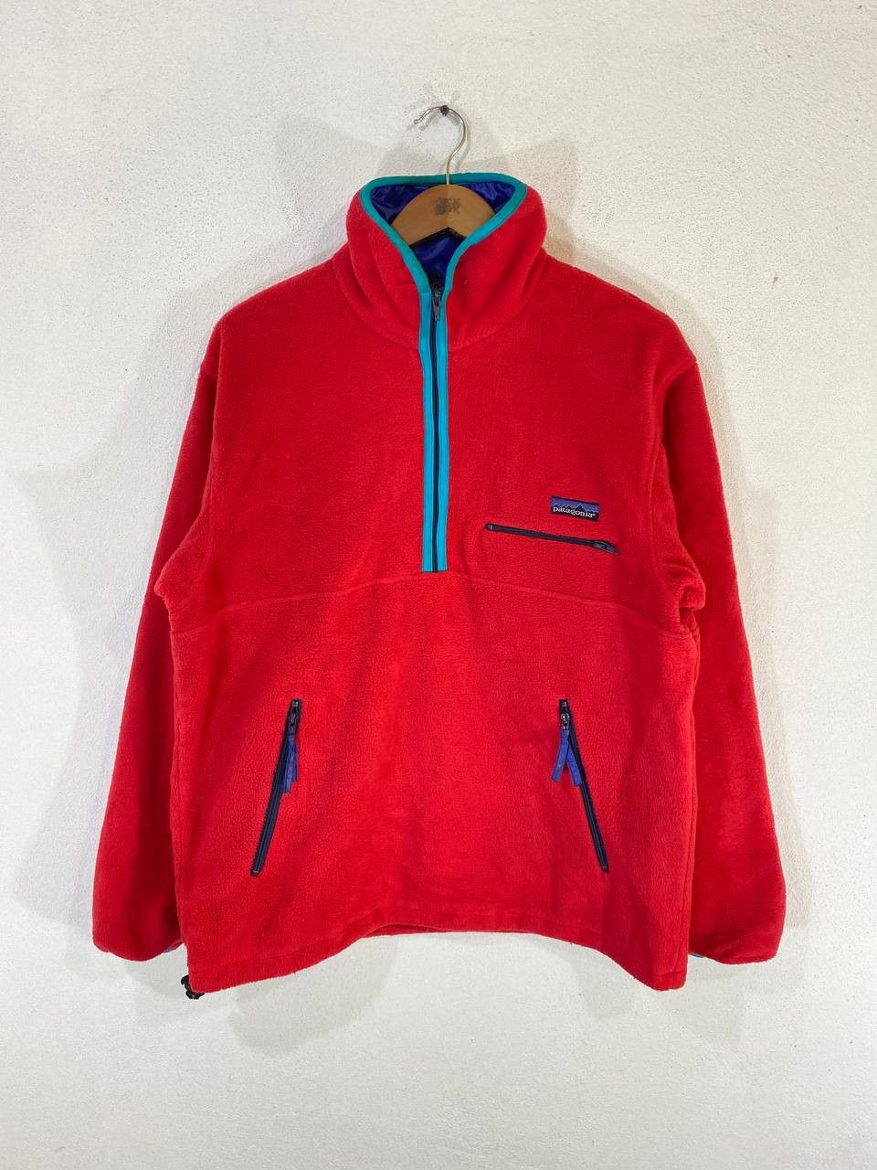 vintage patagonia anorak fleece jacket nice design