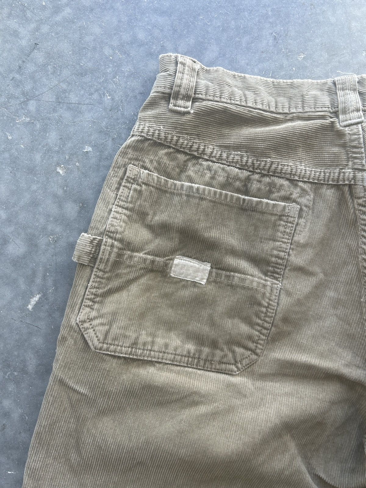 Old Navy × Vintage Vintage Y2K Old Navy Corduroy Carpenter Pants Size US 34 / EU 50 - 2 Thumbnail