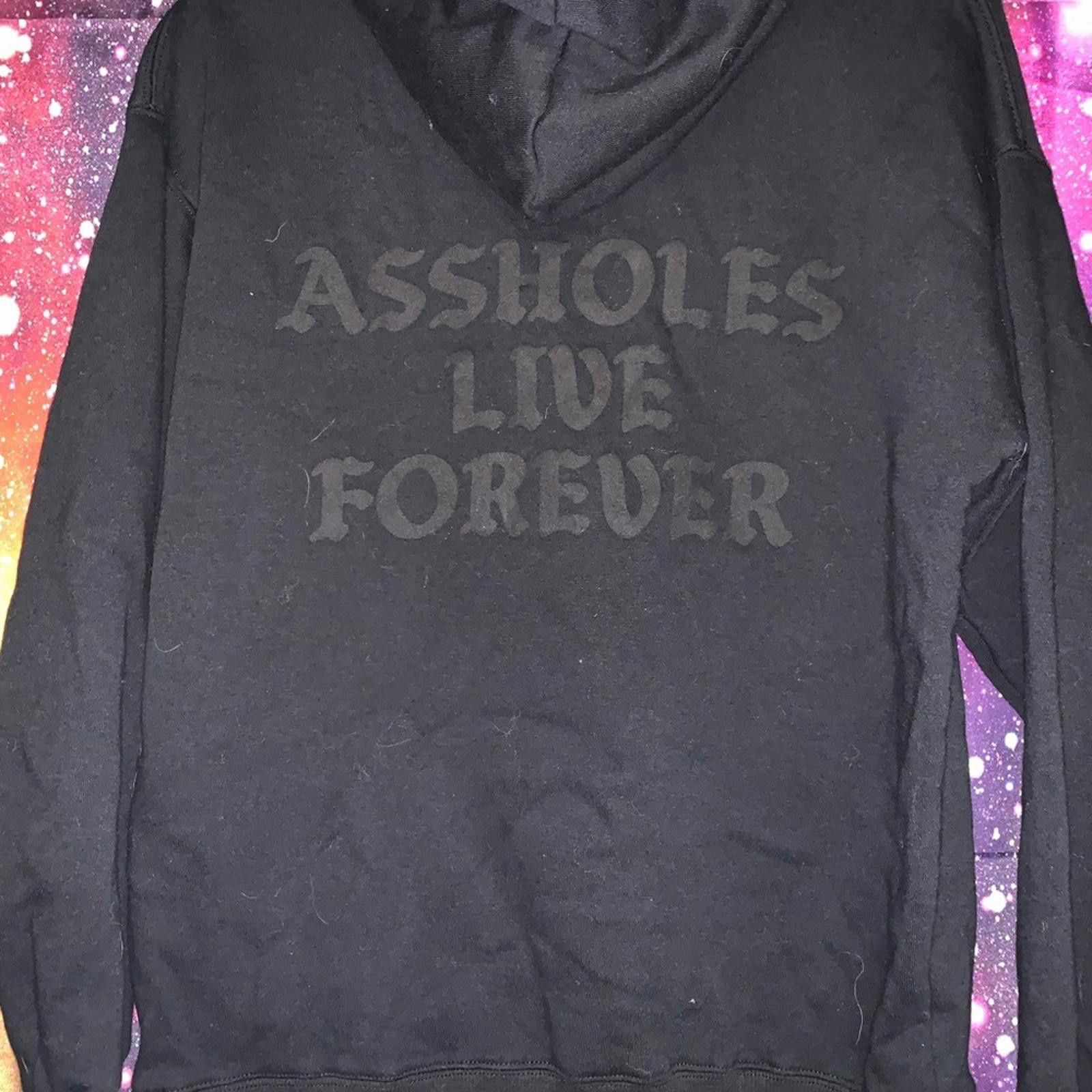Designer Black Graphic Hoodie Size US M / EU 48-50 / 2 - 4 Thumbnail