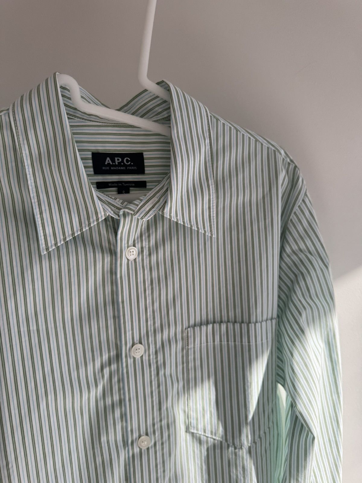 A.P.C. APC CLÉMENT SHIRT Size US S / EU 44-46 / 1 - 4 Thumbnail