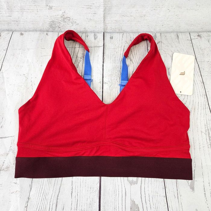 Fabletics Fabletics Womens All Day Every Day Bra II Sz 2XL Red