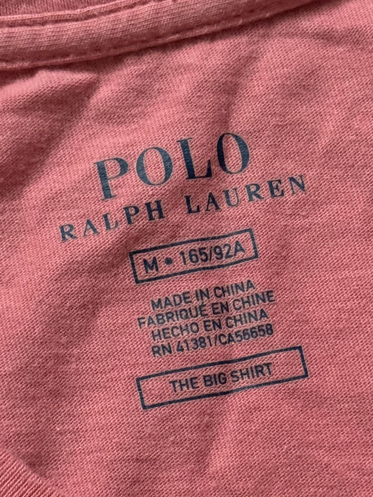 Polo Ralph Lauren × Vintage Polo Ralph Lauren M big logo Wmns tee T-shirt top polo Size M / US 6-8 / IT 42-44 - 9 Thumbnail