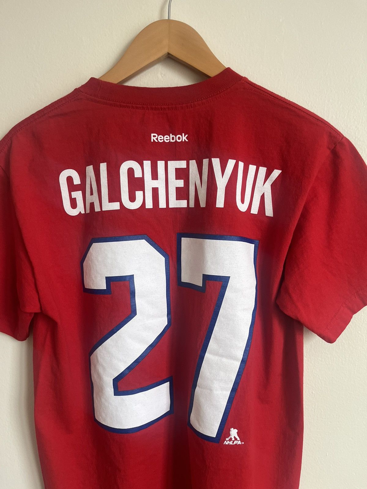 NHL × Reebok Vintage NHL Montreal Canadiens Galchenyuk #27 Reebok T-Shirt Size US M / EU 48-50 / 2 - 7 Thumbnail