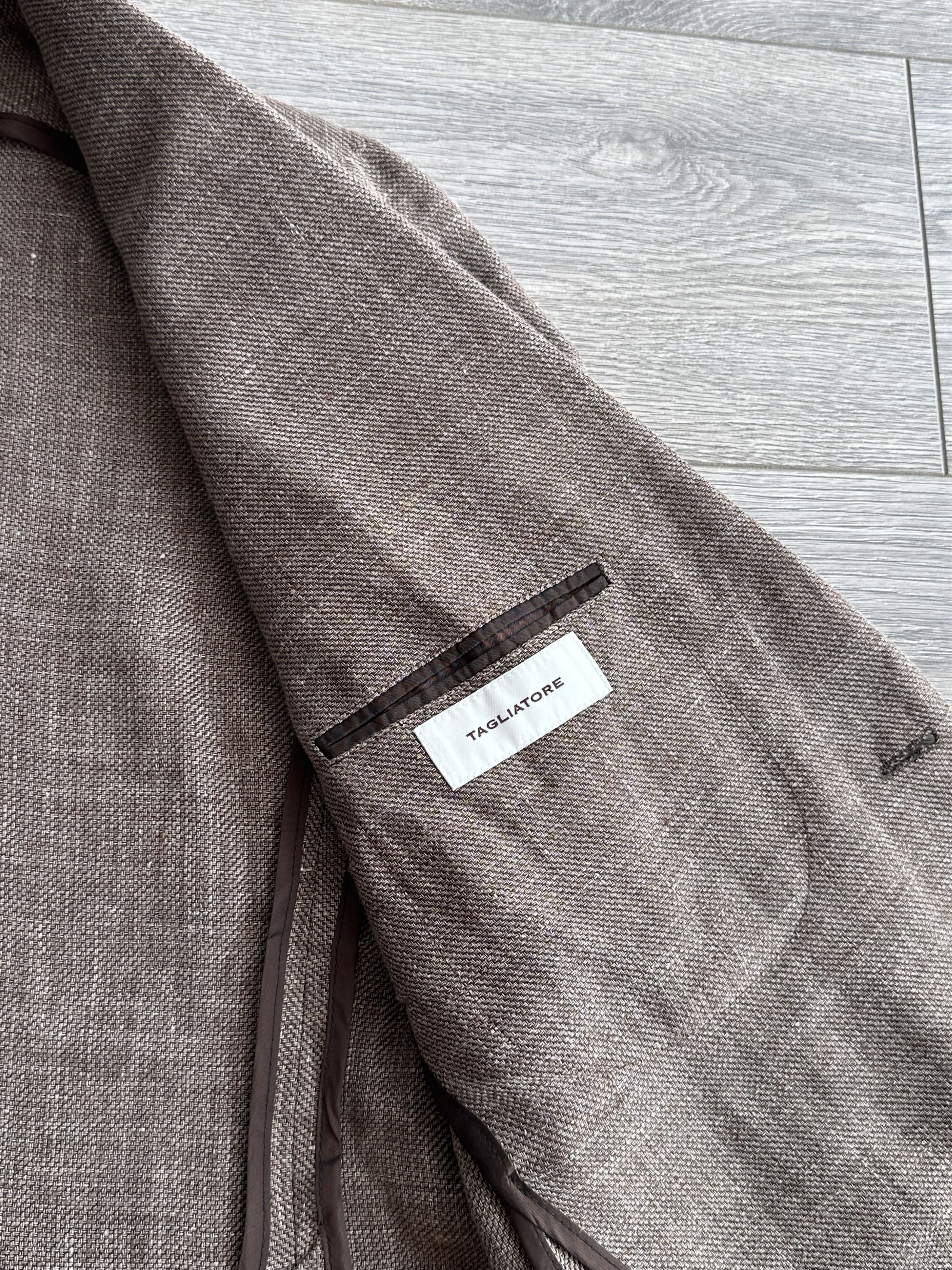 Tagliatore Tagliatore Linen Blazer Size 54R - 9 Thumbnail