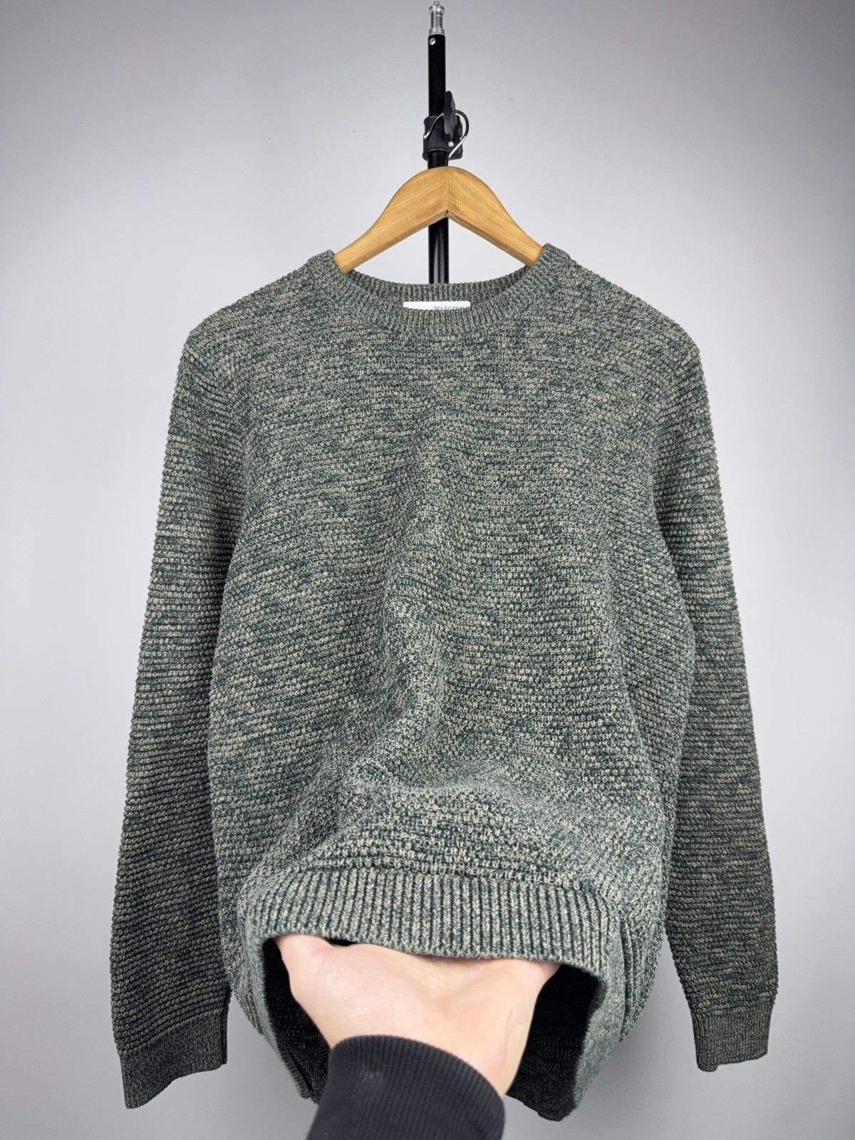 Selected Homme Avant Garde Selected Homme Scandinavian Minimal Knit Sweater Size US M / EU 48-50 / 2 - 7 Thumbnail