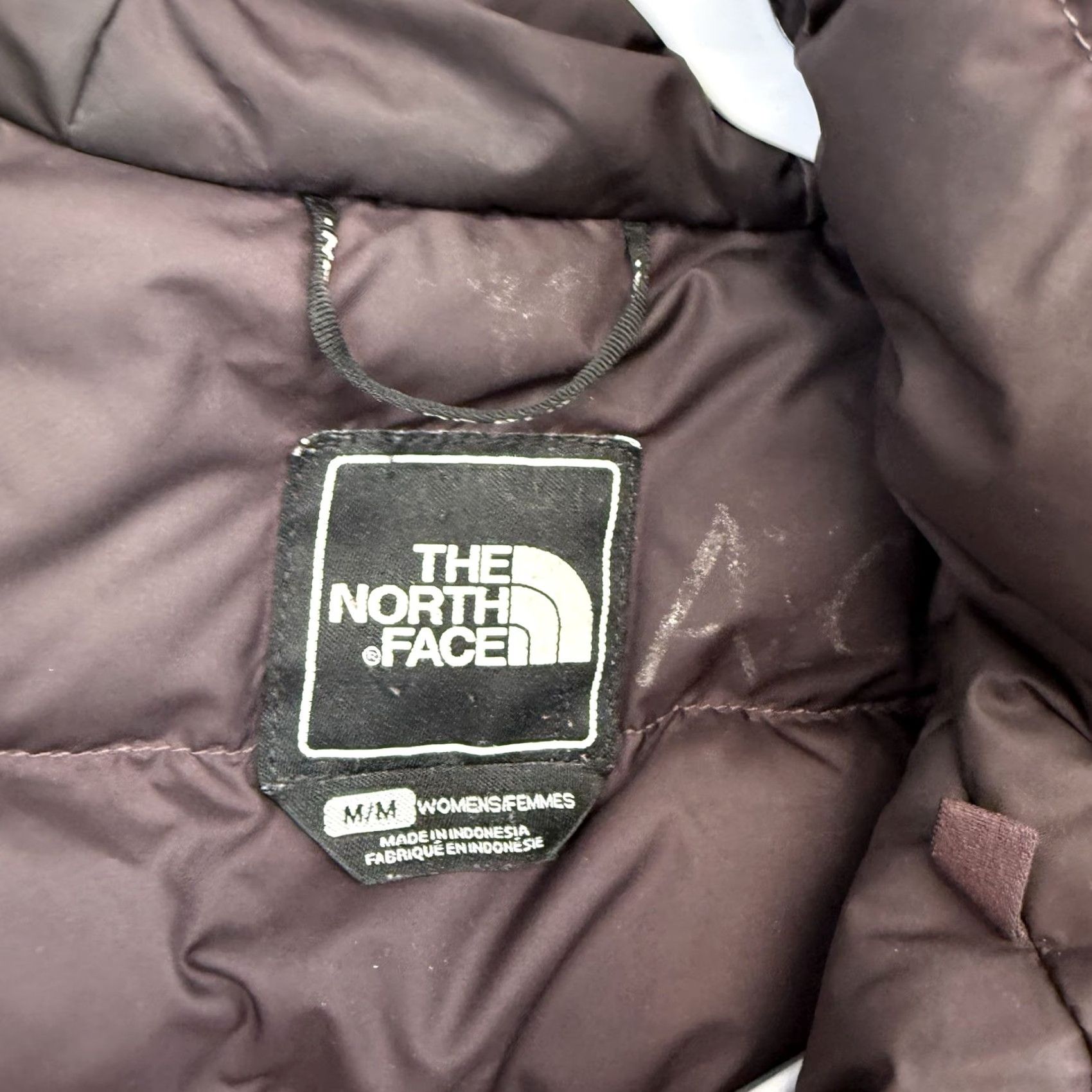 The North Face VINTAGE The North Face Jacket Womens M Plum Purple Puffer Down Hood Coat Lady Size M / US 6-8 / IT 42-44 - 6 Thumbnail