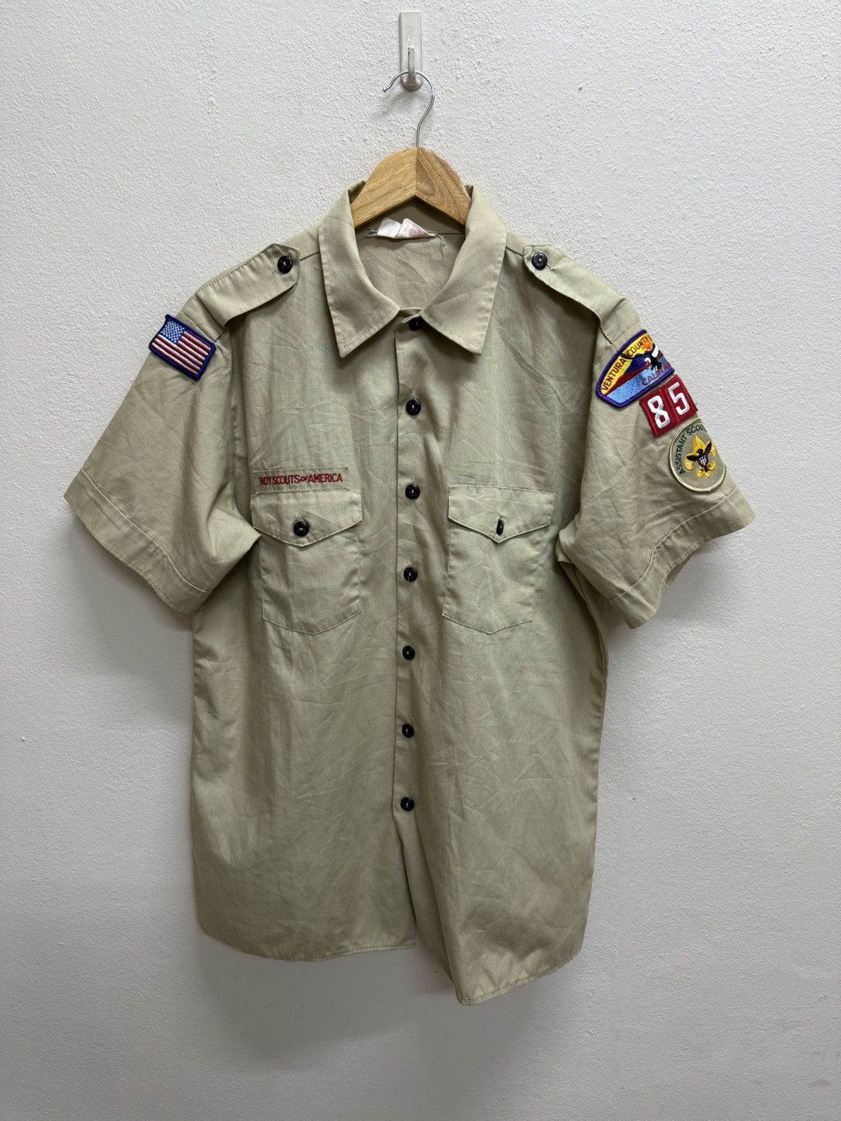 Vintage VINTAGE BOYSCOUT OF AMERICA UNIFORM SHIRT Size US L / EU 52-54 / 3 - 12 Thumbnail