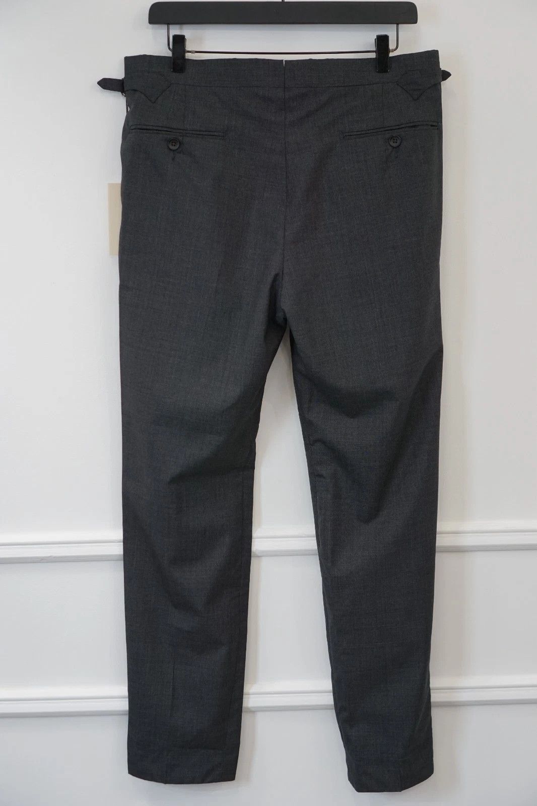 Suitsupply Men Suitsupply Trousers Vigo ZC Grey Pure Wool S120 UK/US38 Size 38R - 2 Thumbnail