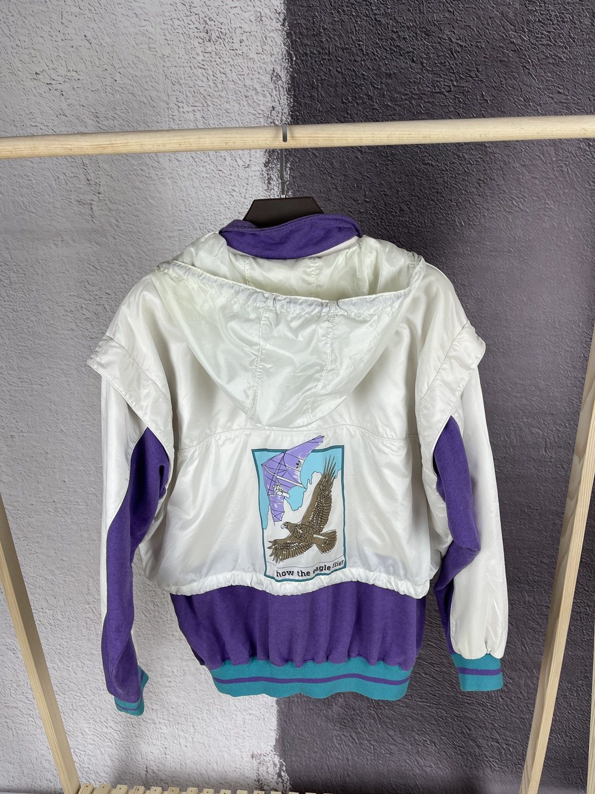 Adidas Adidas Hang Glider vintage 90s how the eagle flies anorak Size US S / EU 44-46 / 1 - 13 Thumbnail