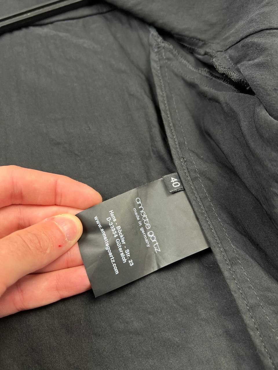 Annette Gortz × Designer annette gortz linen black blazer jacket size 40 Size M / US 6-8 / IT 42-44 - 9 Thumbnail
