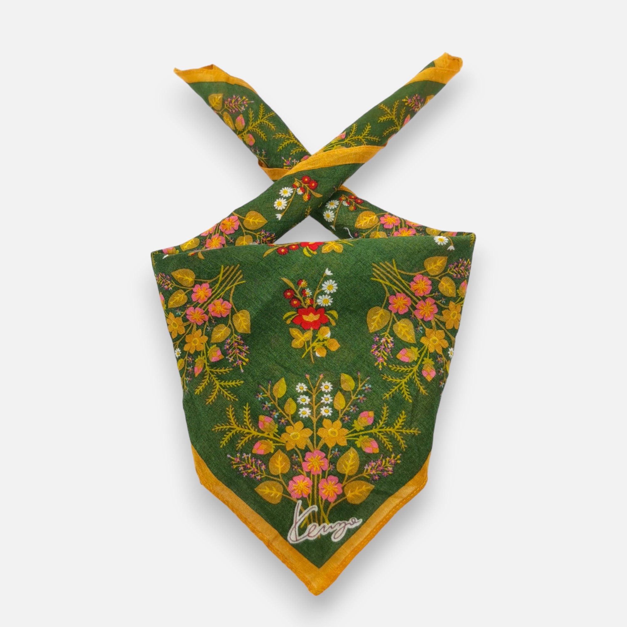 Kenzo × Vintage Vintage Kenzo Handkerchief Neckerchief Bandana Size ONE SIZE - 1 Thumbnail