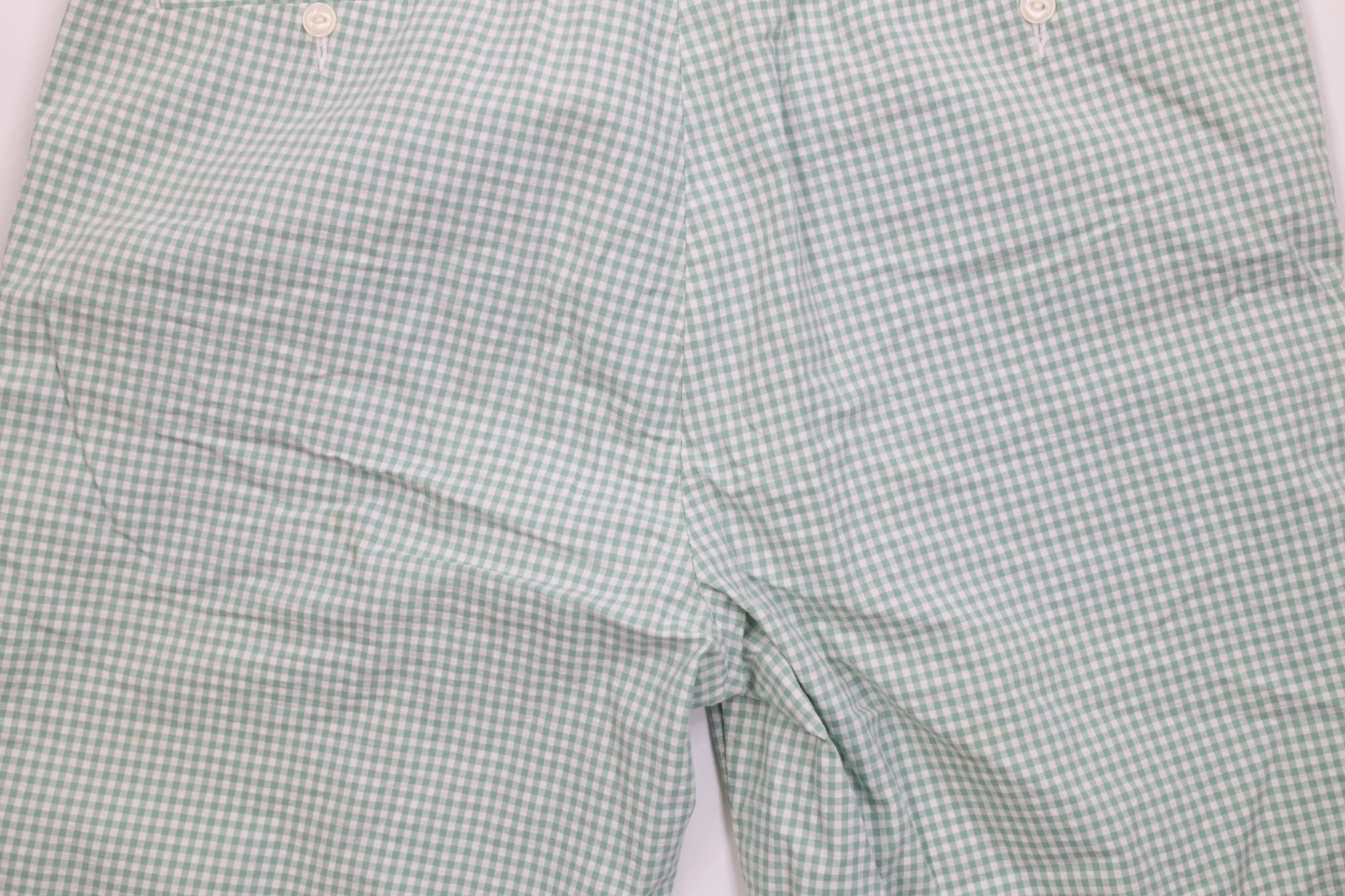 Ralph Lauren Vintage Ralph Lauren Chino Shorts Gingham Plaid Green Size US 35 - 11 Thumbnail