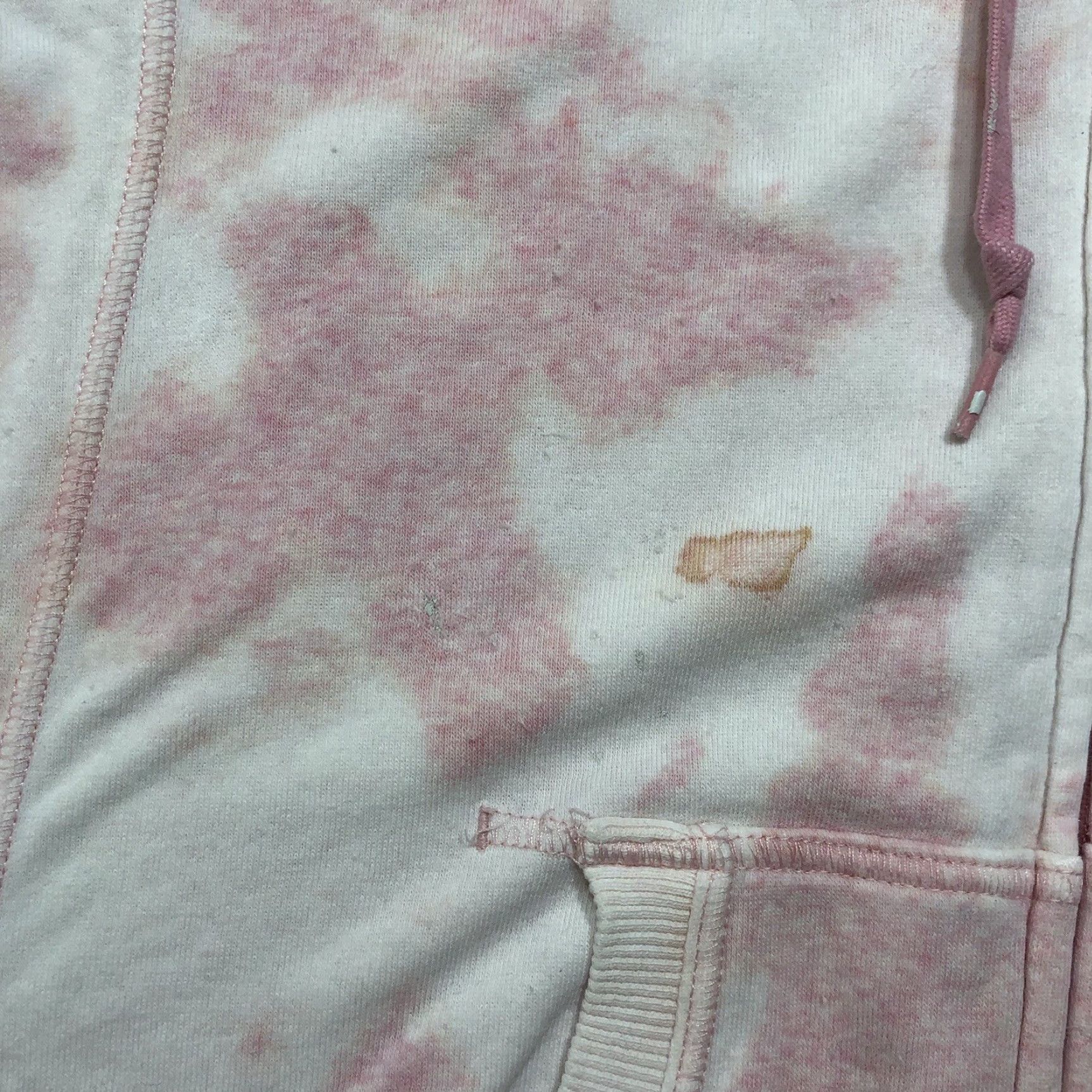 Nike VINTAGE Nike Hoodie Sweatshirt Womens Size L Pink Tie Dye Acid Wash Logo Sports Modern Fit Size L / US 10 / IT 46 - 5 Thumbnail