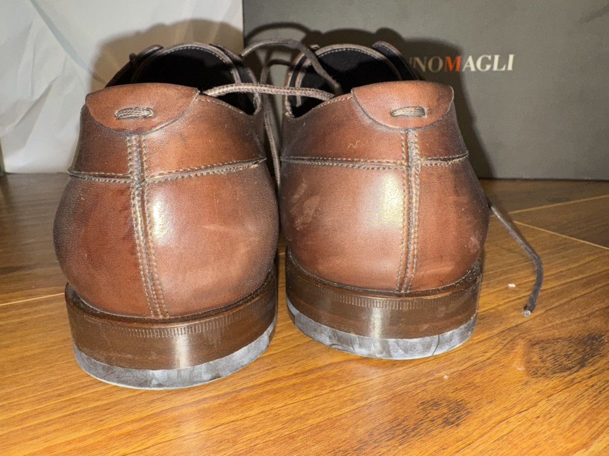 Bruno Magli Bruno Magi “Manola” Dark Brown Formal Oxford Shoes Size US 8 / EU 41 - 6 Thumbnail