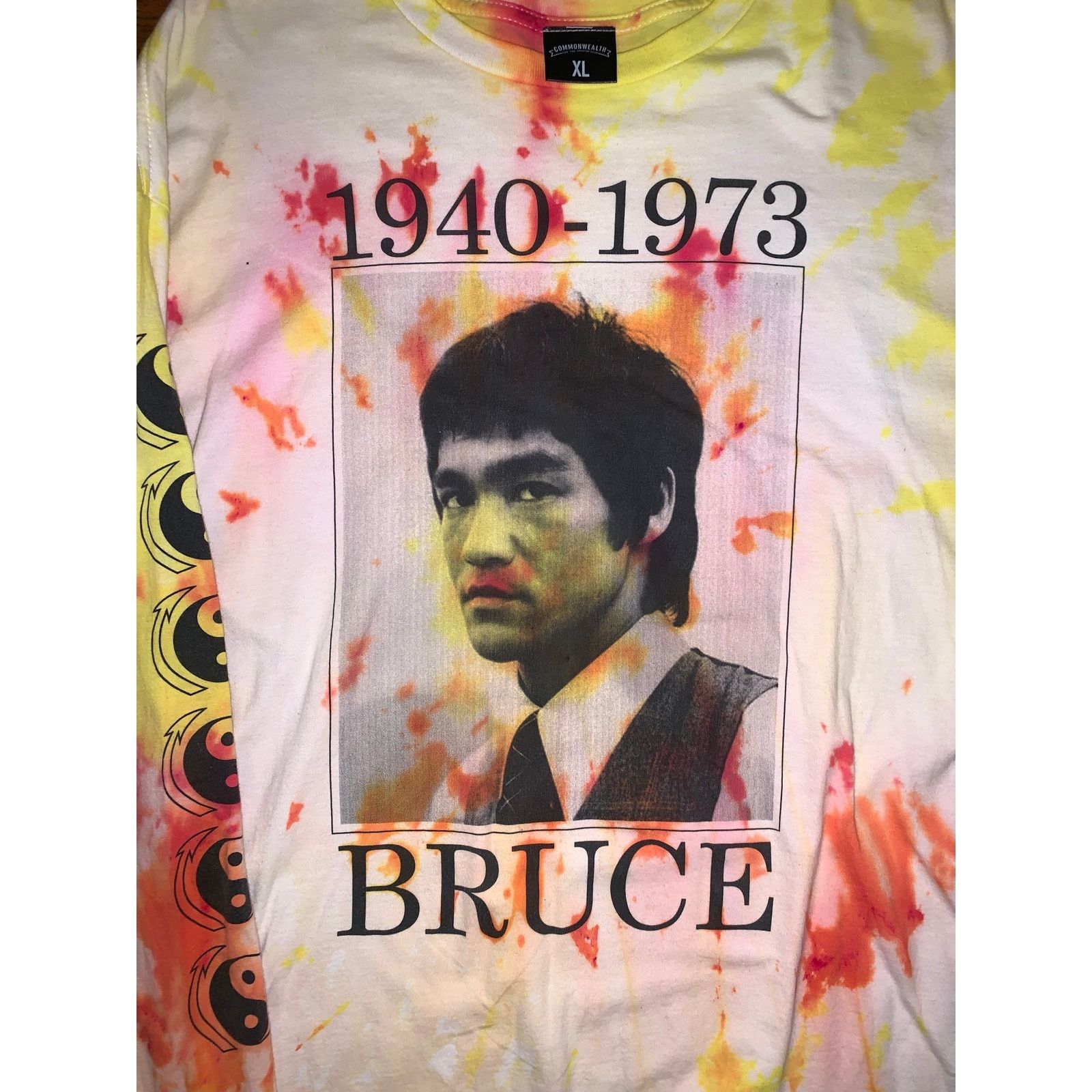 Commonwealth Proper Commonwealth DC Bruce Lee Memorial Tie-Dye LS Tee Size US XL / EU 56 / 4 - 3 Thumbnail