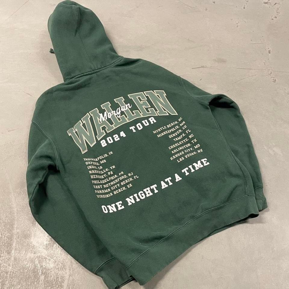 Vintage Morgan wallen tour hoodie Size US S / EU 44-46 / 1 - 2 Thumbnail