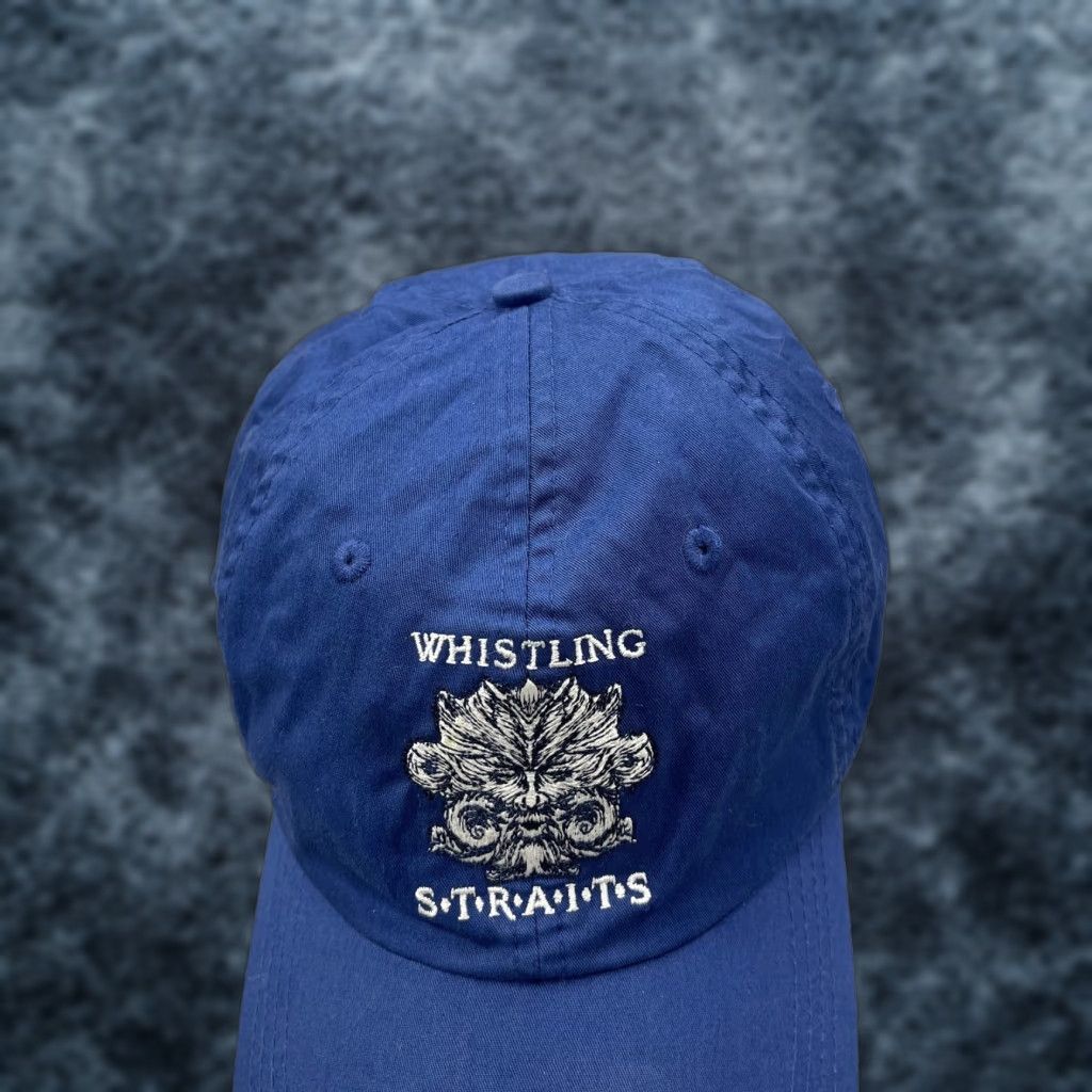Vintage Ahead Golf Hat Adult One Size Blue Classic Strapped Adjustable Cotton Men’s Cap Size ONE SIZE - 1 Thumbnail