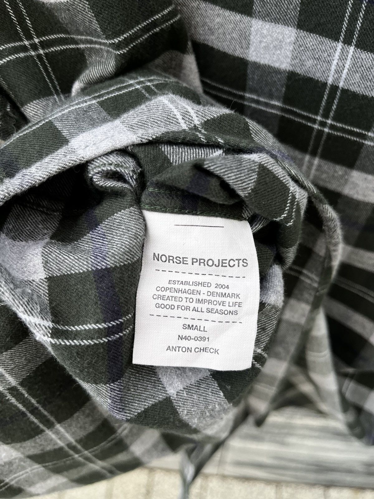 Flannel × Norse Projects 🔴 NORSE PROJECTS ANTON CHECK FLANNEL STREETWEAR Y2K SHIRT Size US S / EU 44-46 / 1 - 10 Thumbnail