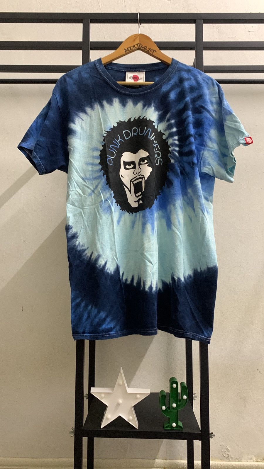 Hysteric Glamour 🔥HOT🔥PUNK DRUNKERS 2019 SUMMER COLLECTIONS TIE DYE RARE TEE Size US L / EU 52-54 / 3 - 1 Thumbnail