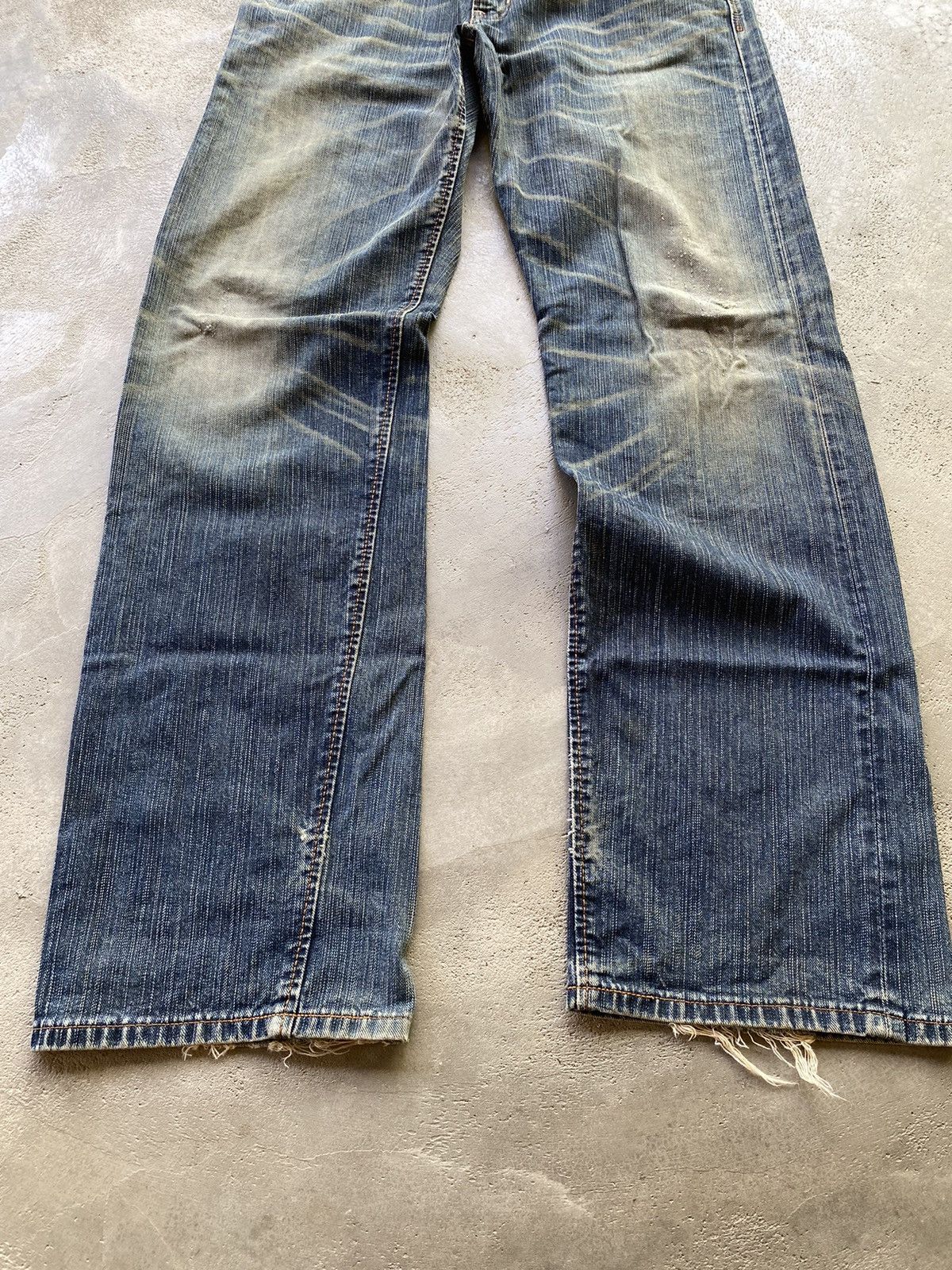 Edwin × If Six Was Nine Vintage Edwin Distressed Jeans Size US 34 / EU 50 - 5 Thumbnail