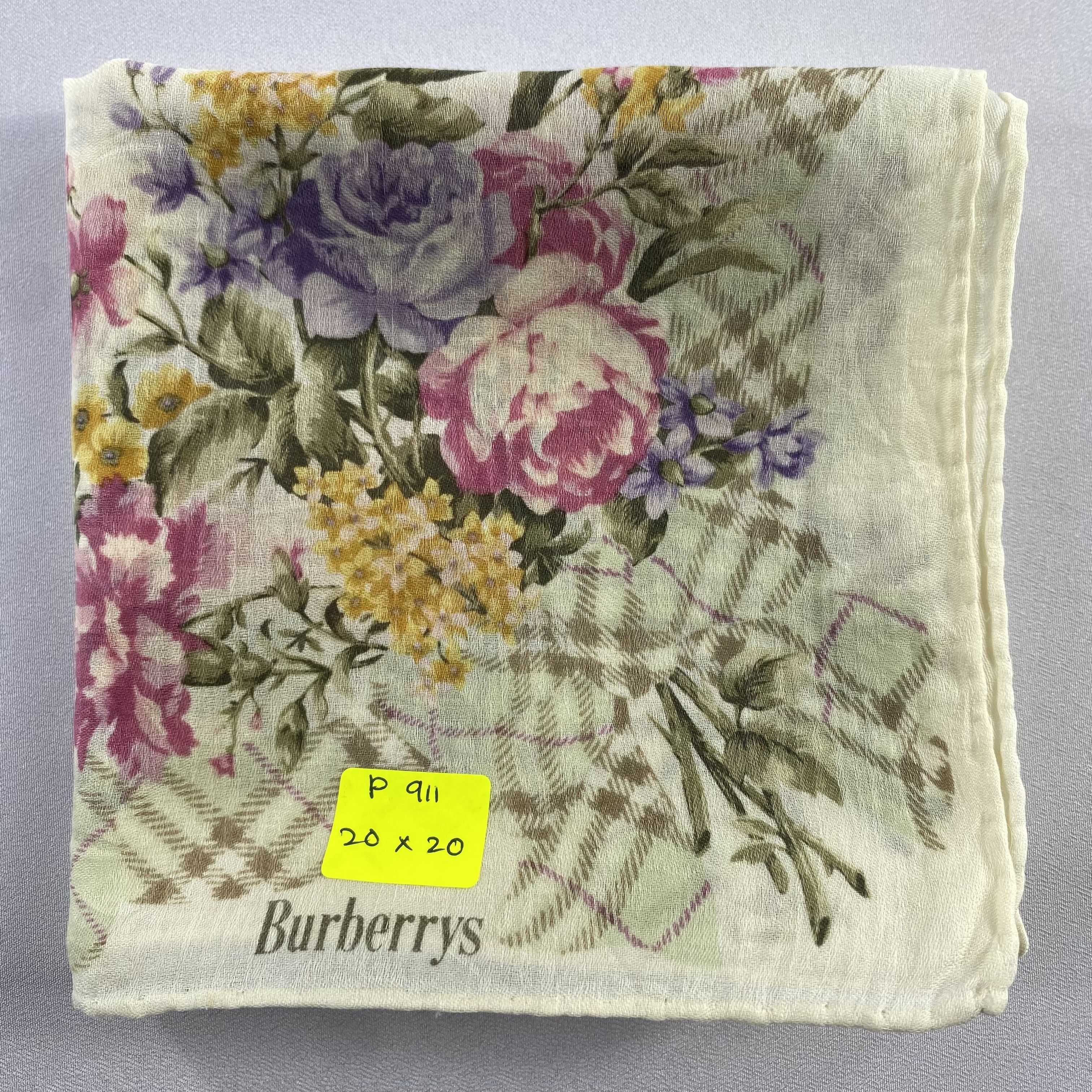 Burberry × Vintage Burberry Handkerchief / Neckerchief / Bandana-P911 Size ONE SIZE - 5 Thumbnail