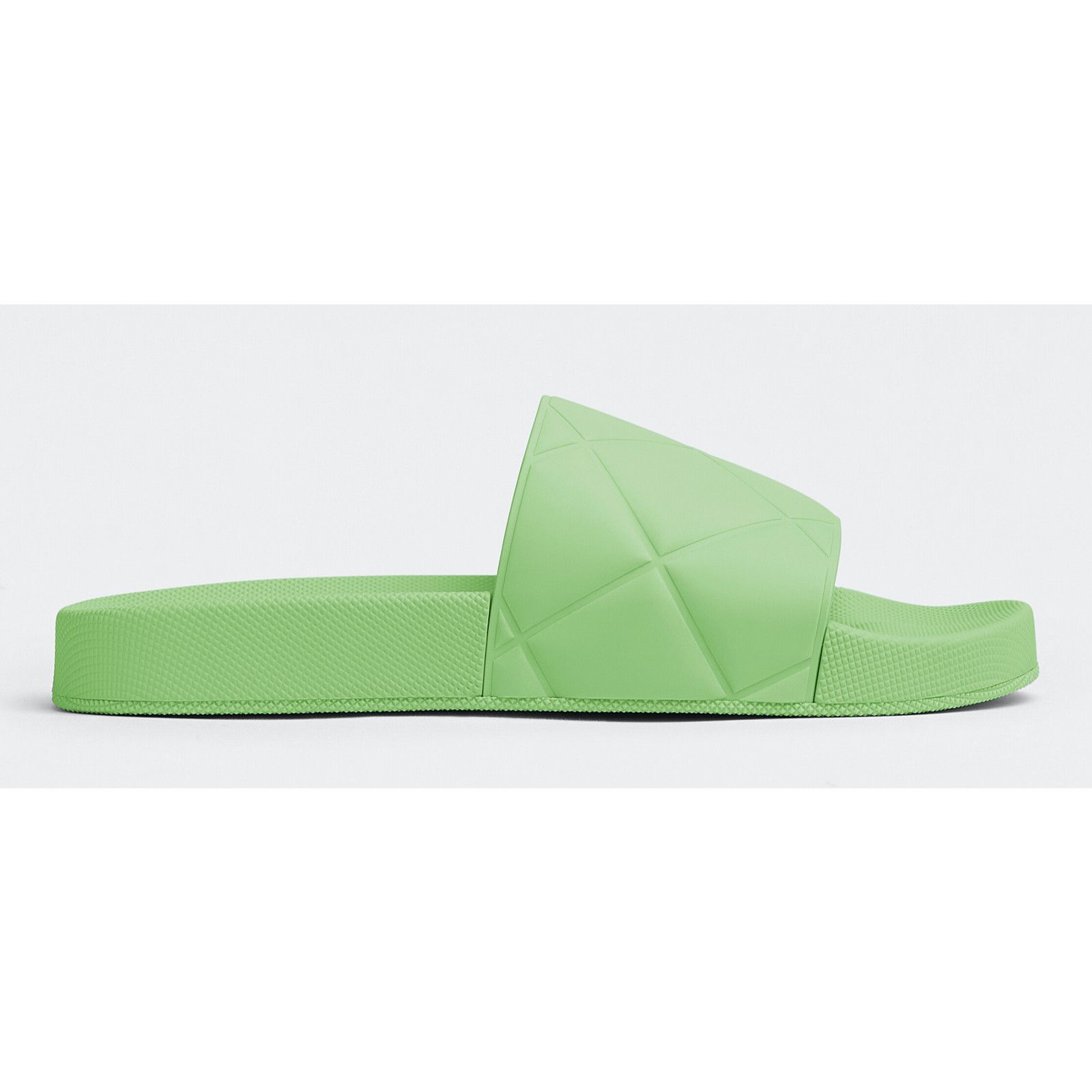 Bottega Veneta Bottega Veneta Slider Pistachio Green Quilted Rubber Pool Size US 8 / IT 38 - 3 Thumbnail