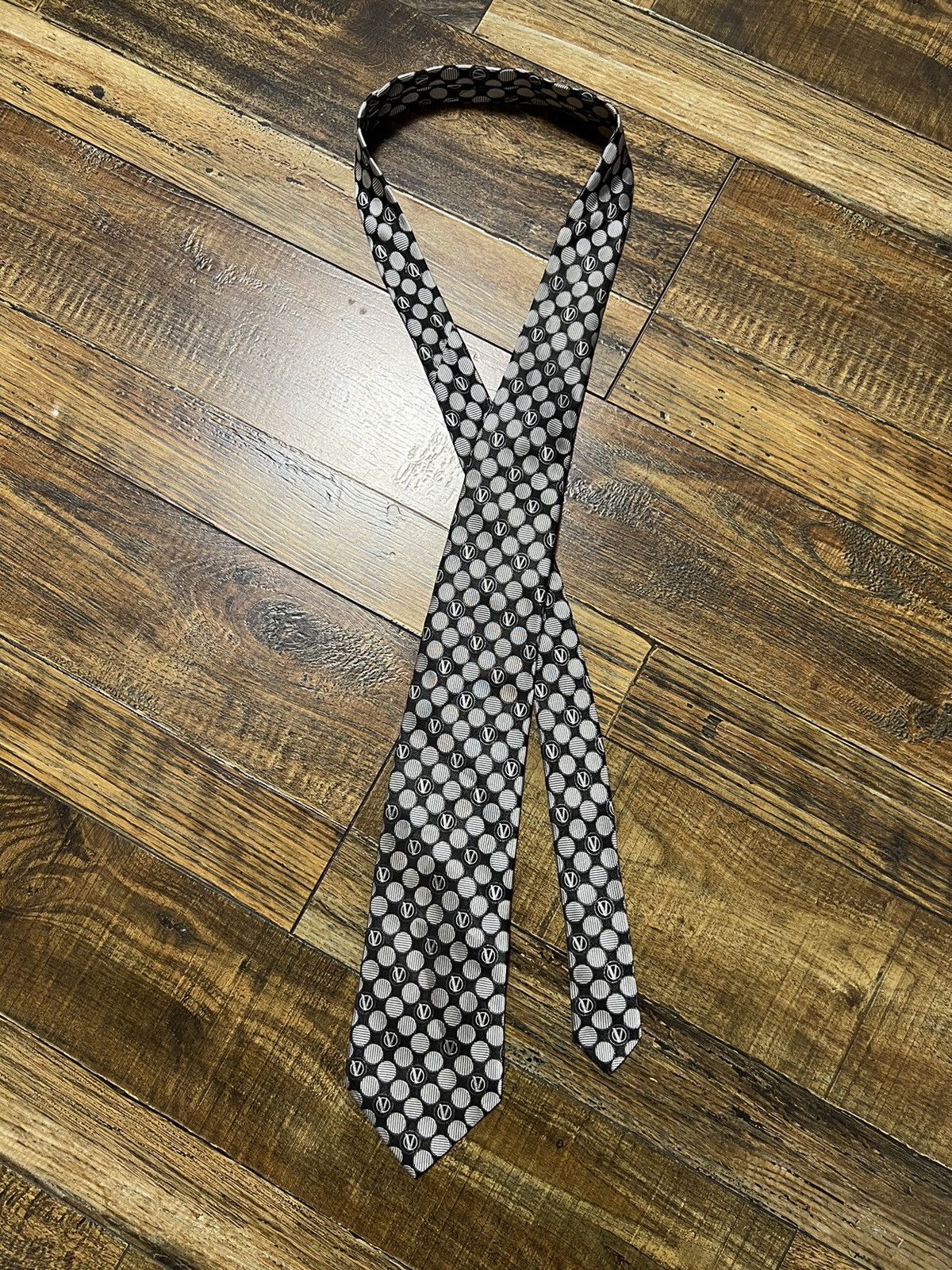 Versace VERSACE COLLECTION SILK MONOGRAM TIES MADE IN ITALY Size ONE SIZE - 1 Thumbnail