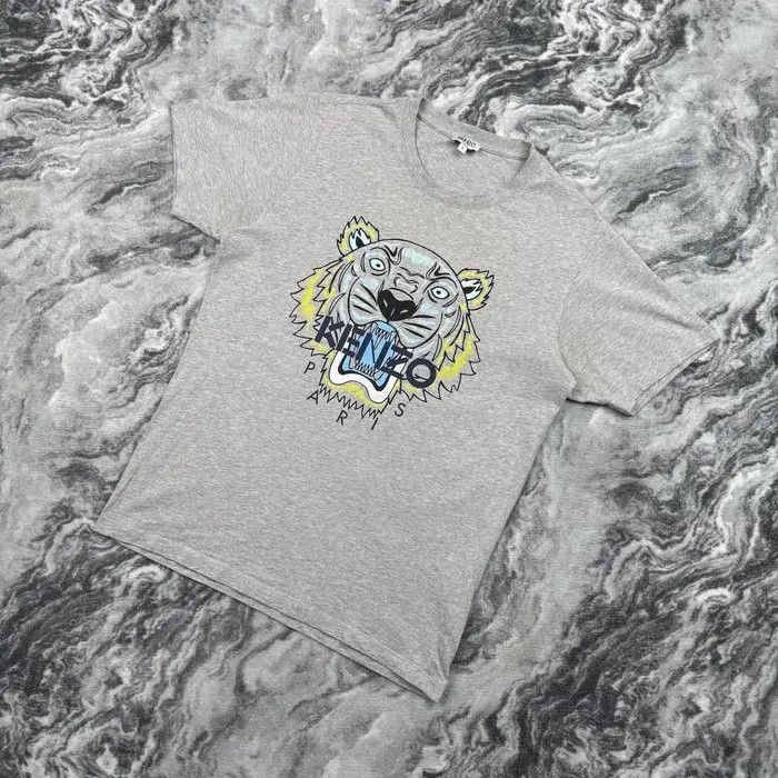 Kenzo Kenzo Graphic Tiger Head Short Sleeve T-Shirt Size US S / EU 44-46 / 1 - 1 Thumbnail